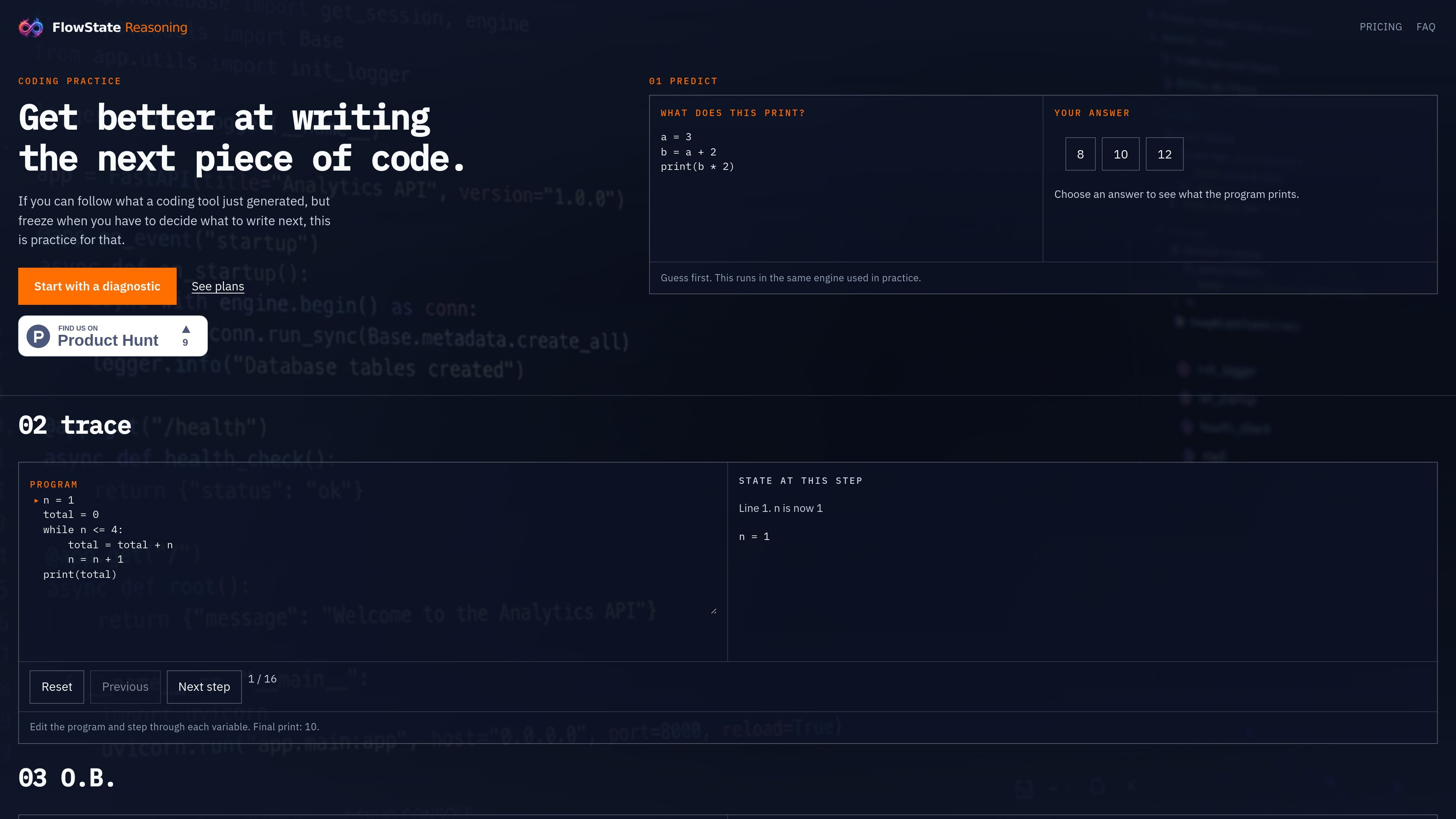 FlowState Reasoning