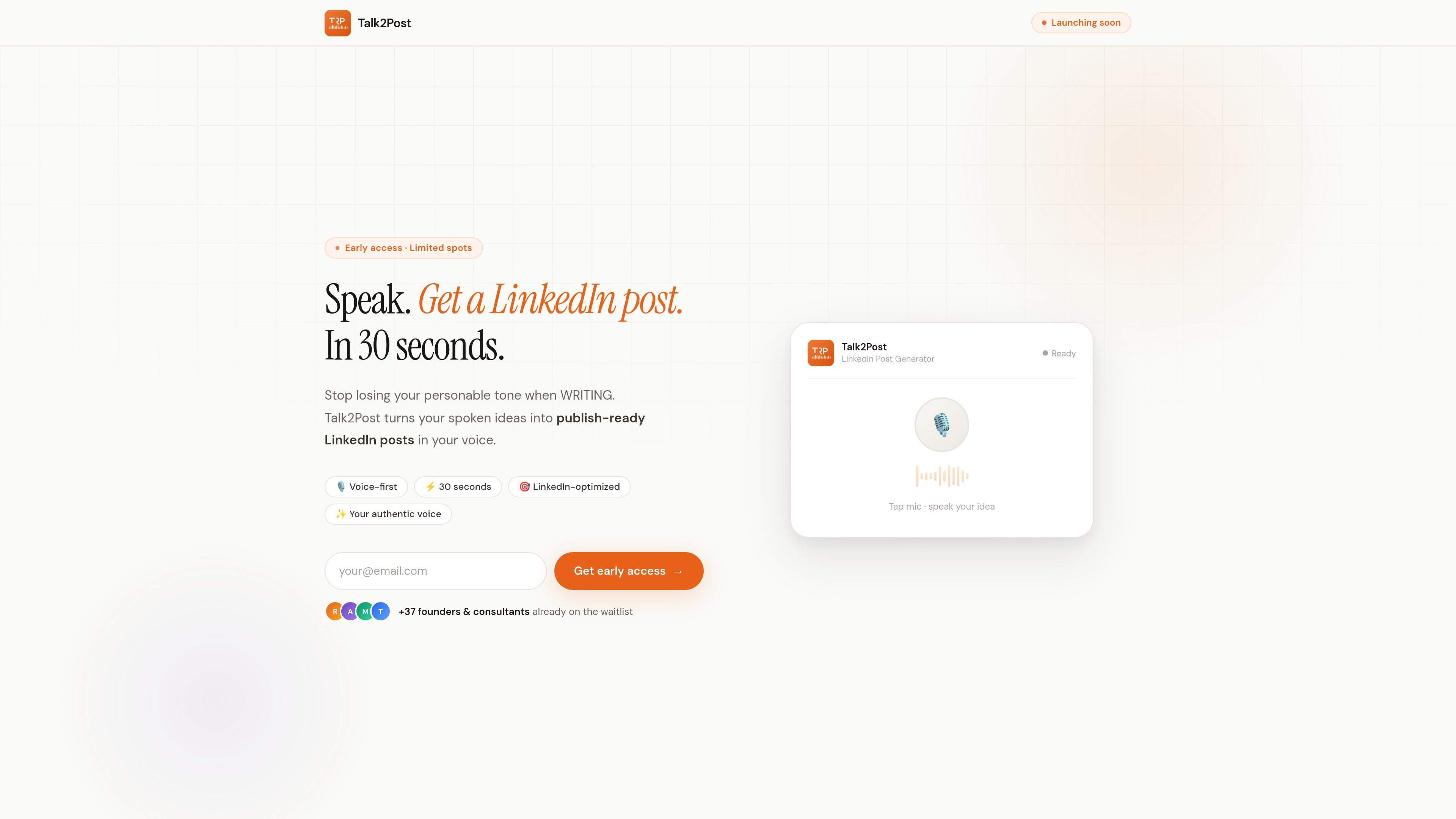 Talk2Post