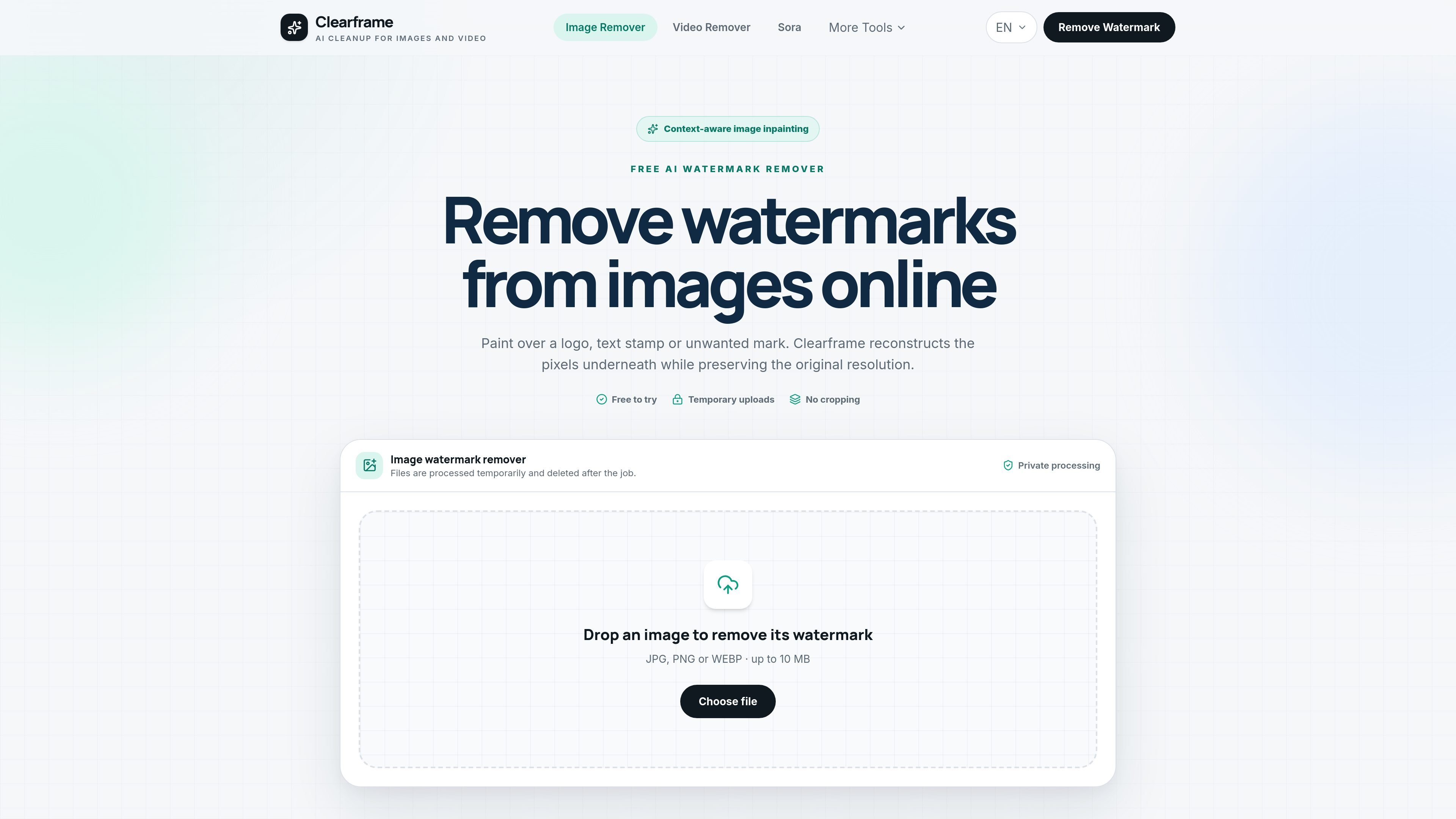 Clearframe