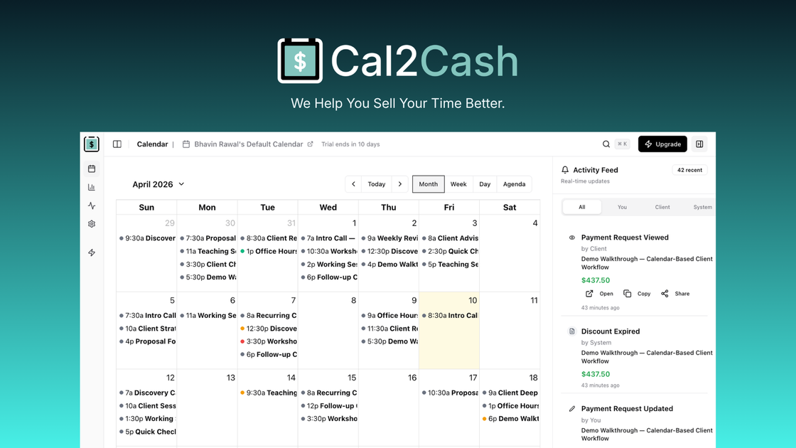 Cal2Cash