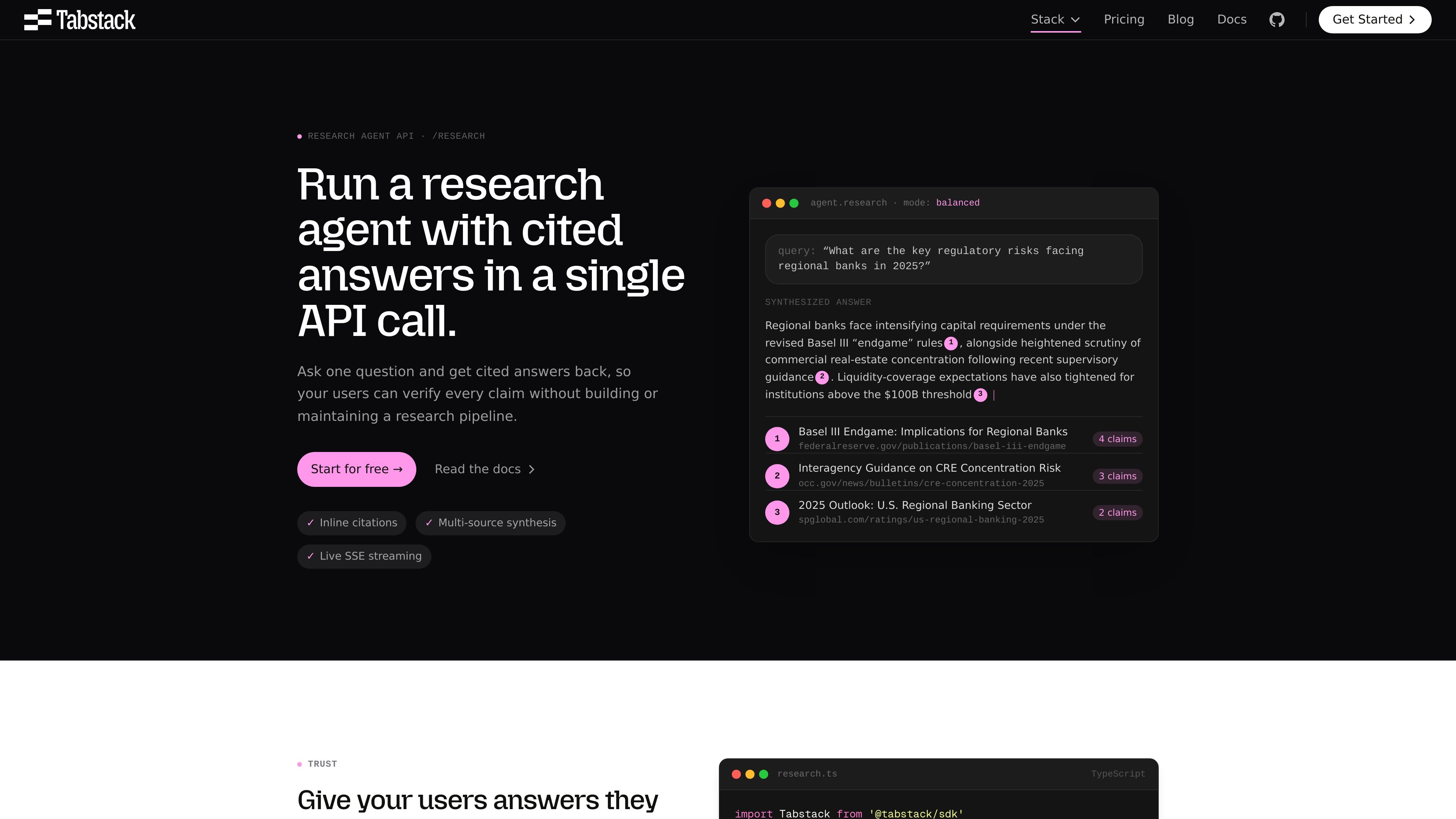 Tabstack Web Research
