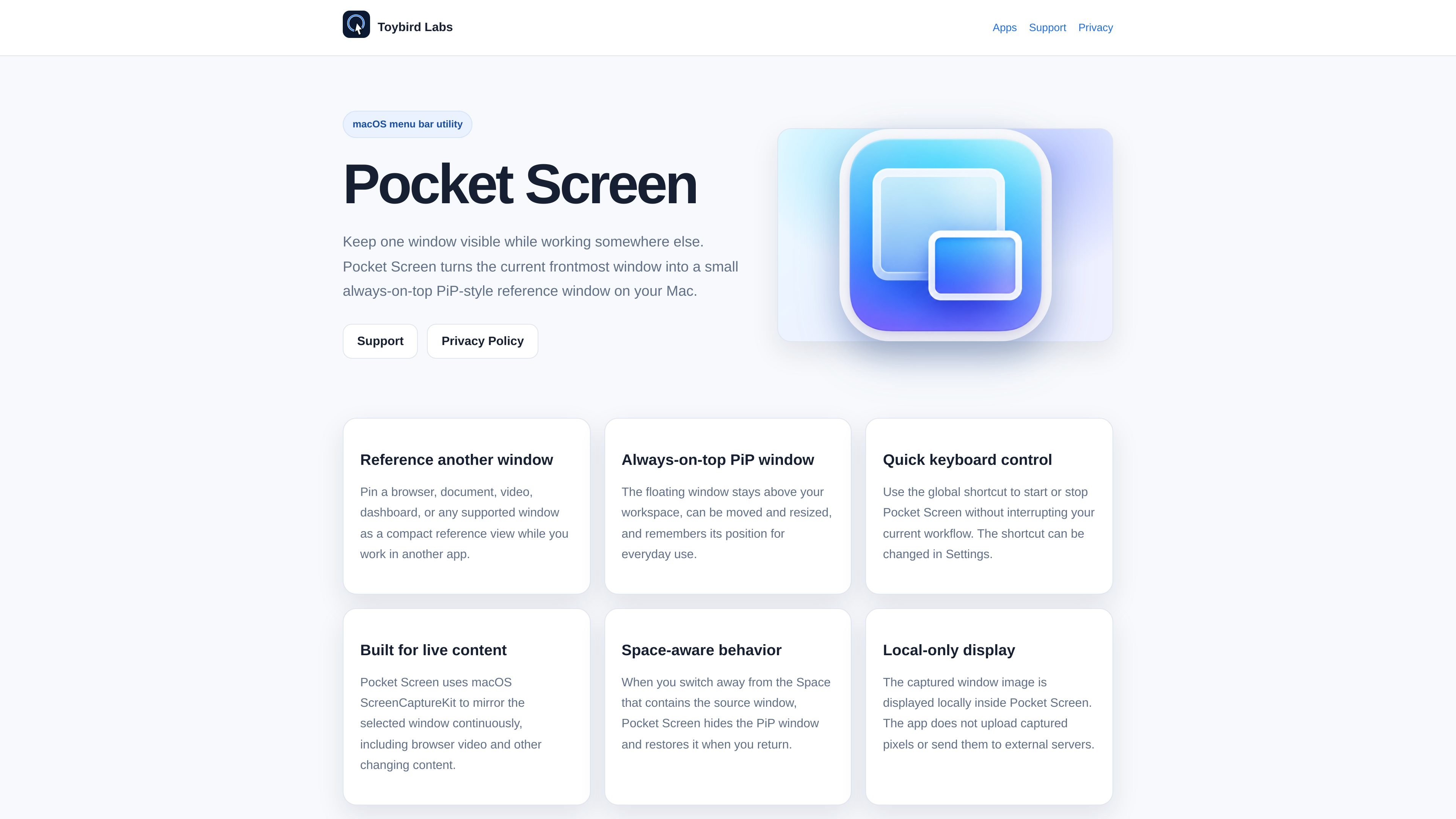 Pocket Screen