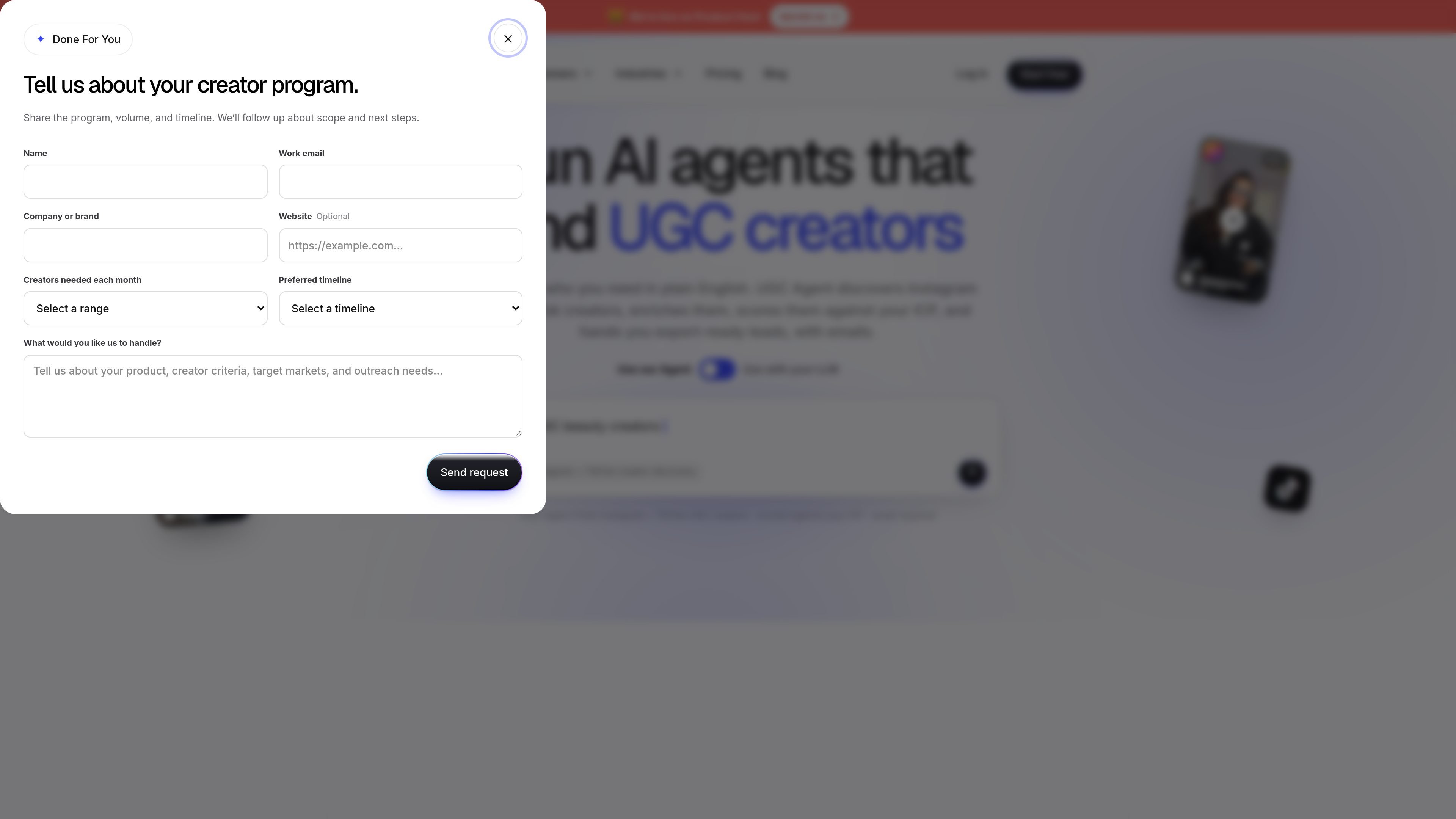 UGC Agent