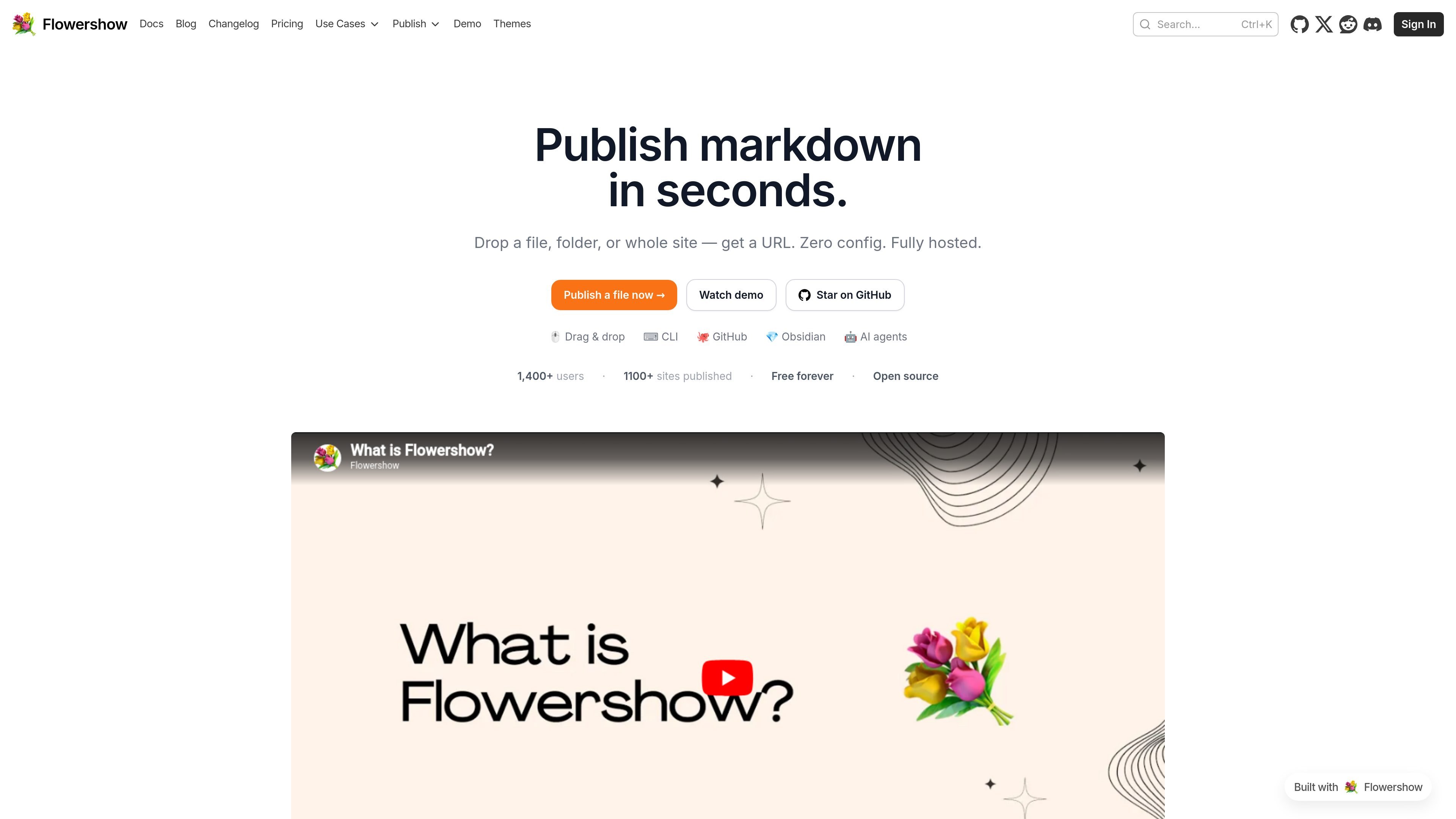 Flowershow