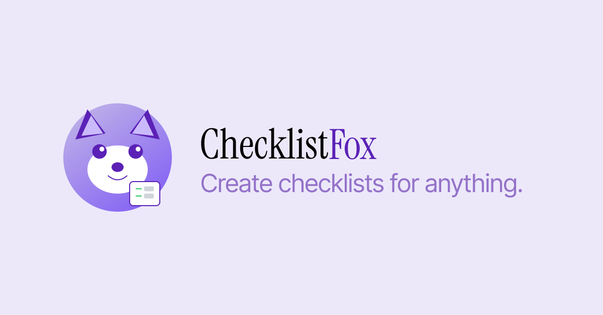 ChecklistFox