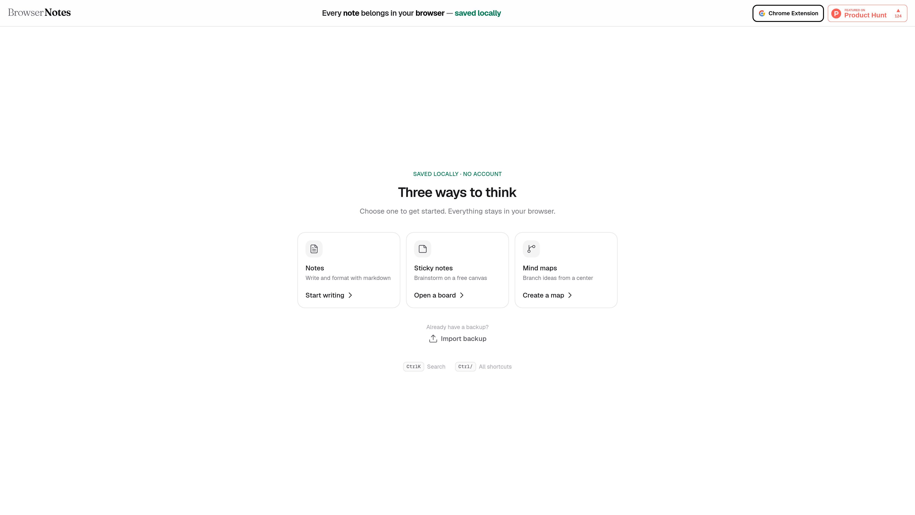Browser Notes