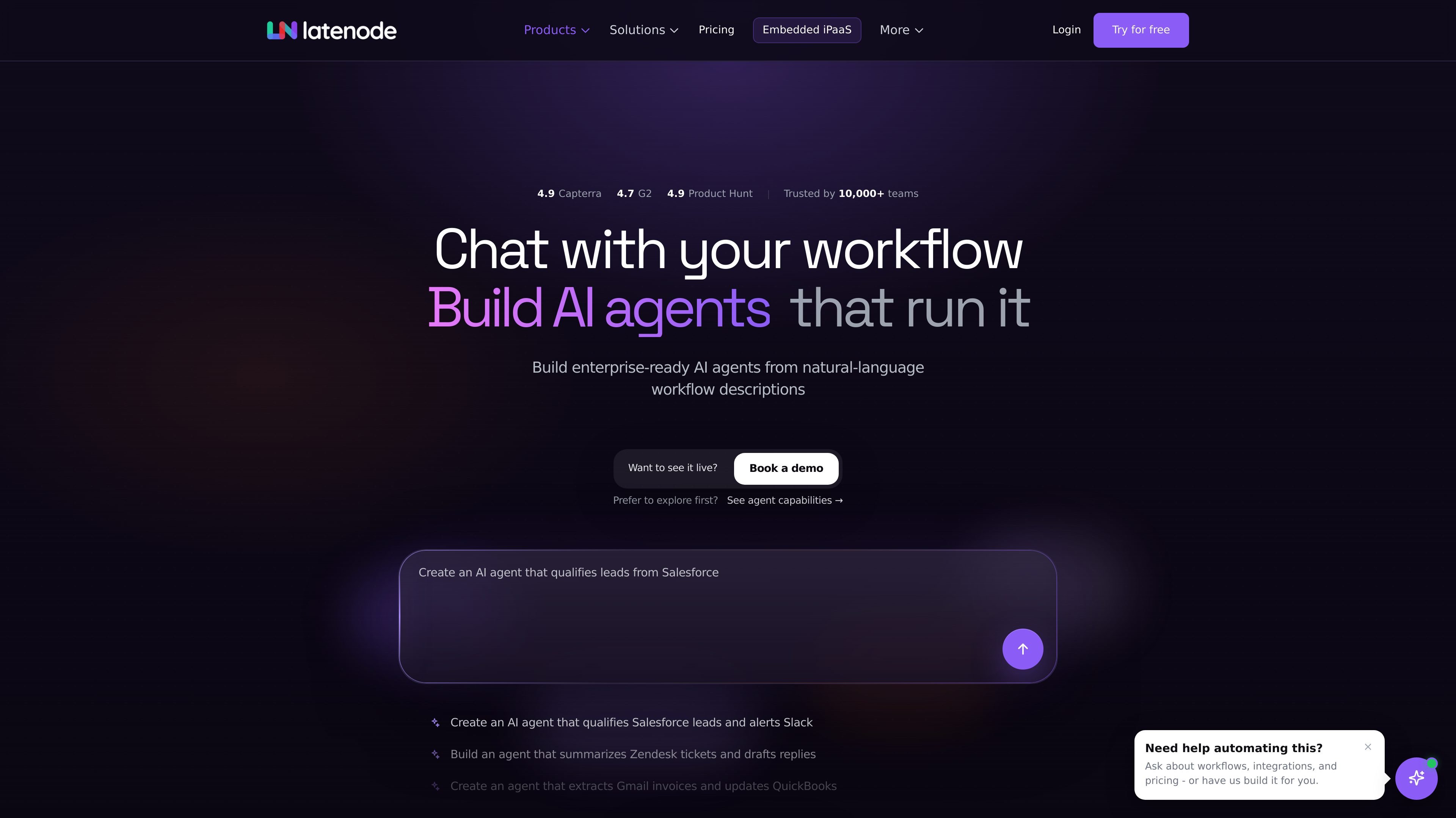 Latenode AI Agent Builder