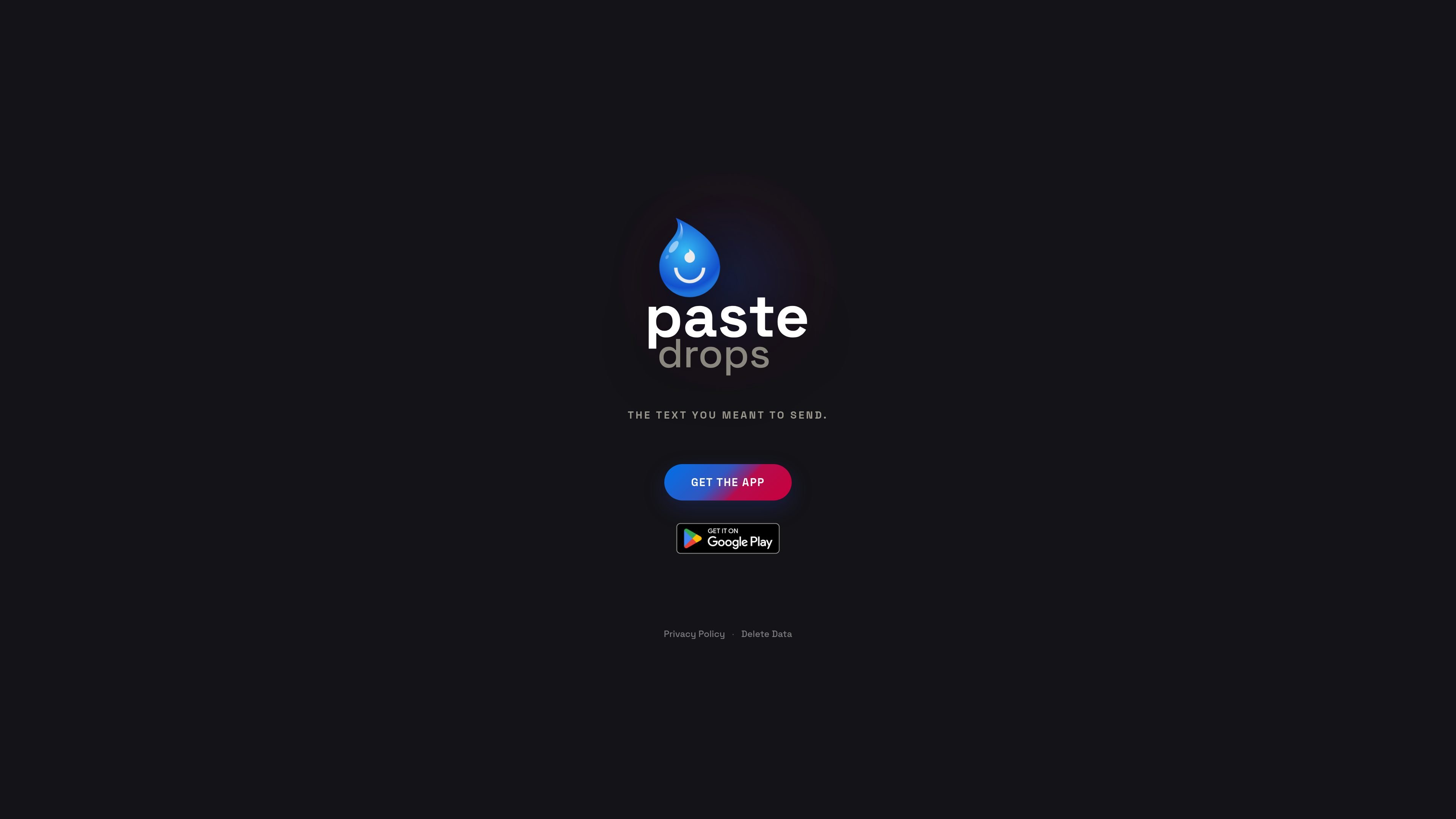 Paste Drops