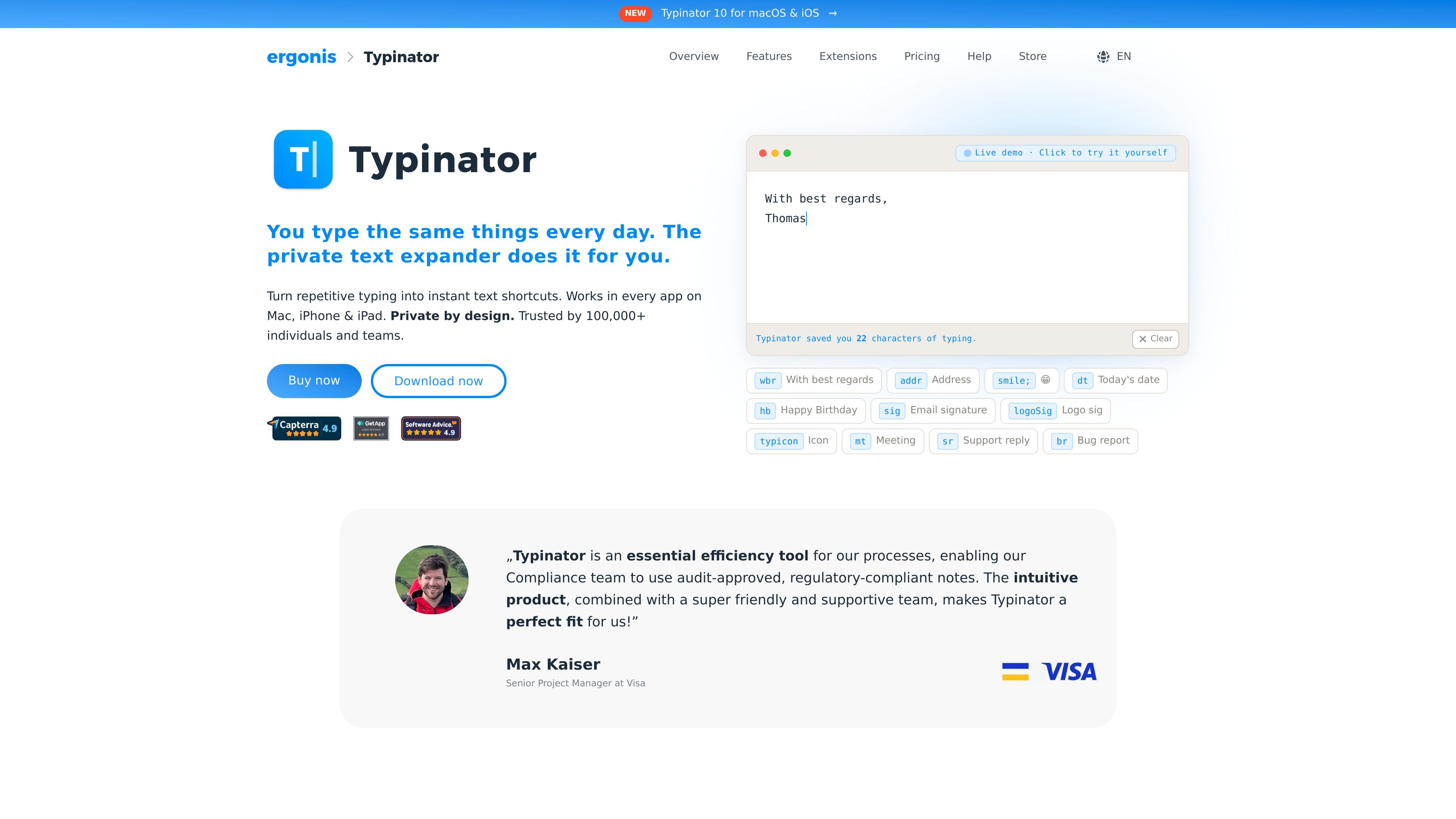 Typinator