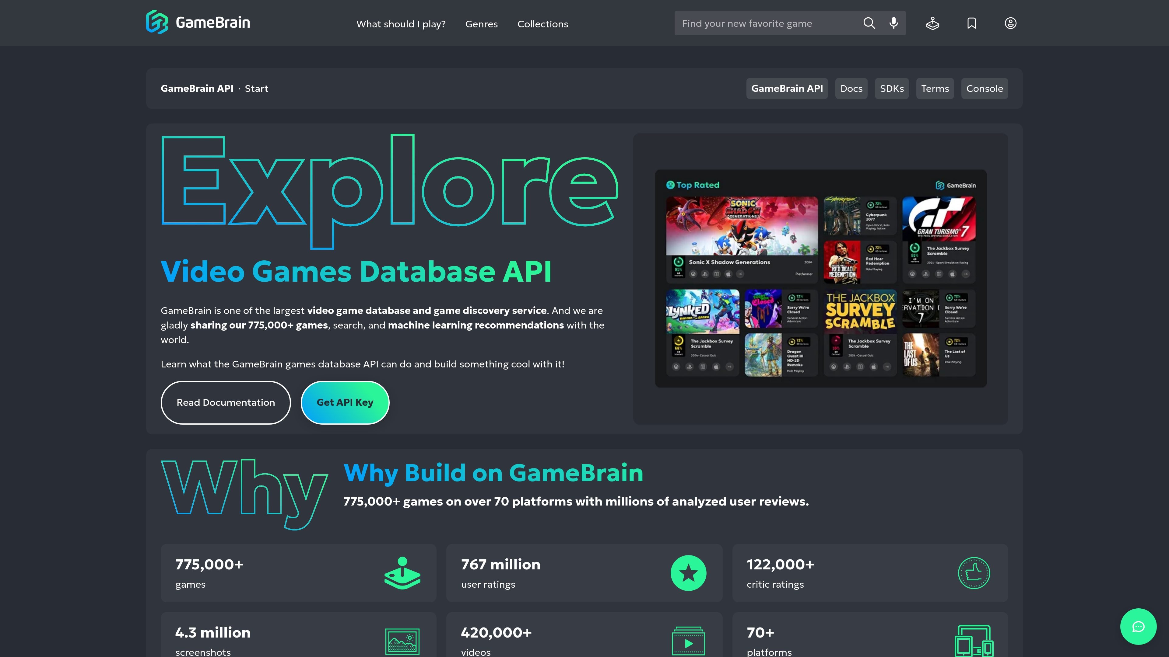 Video Games API