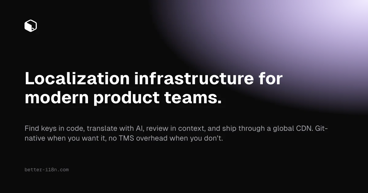 Better i18n