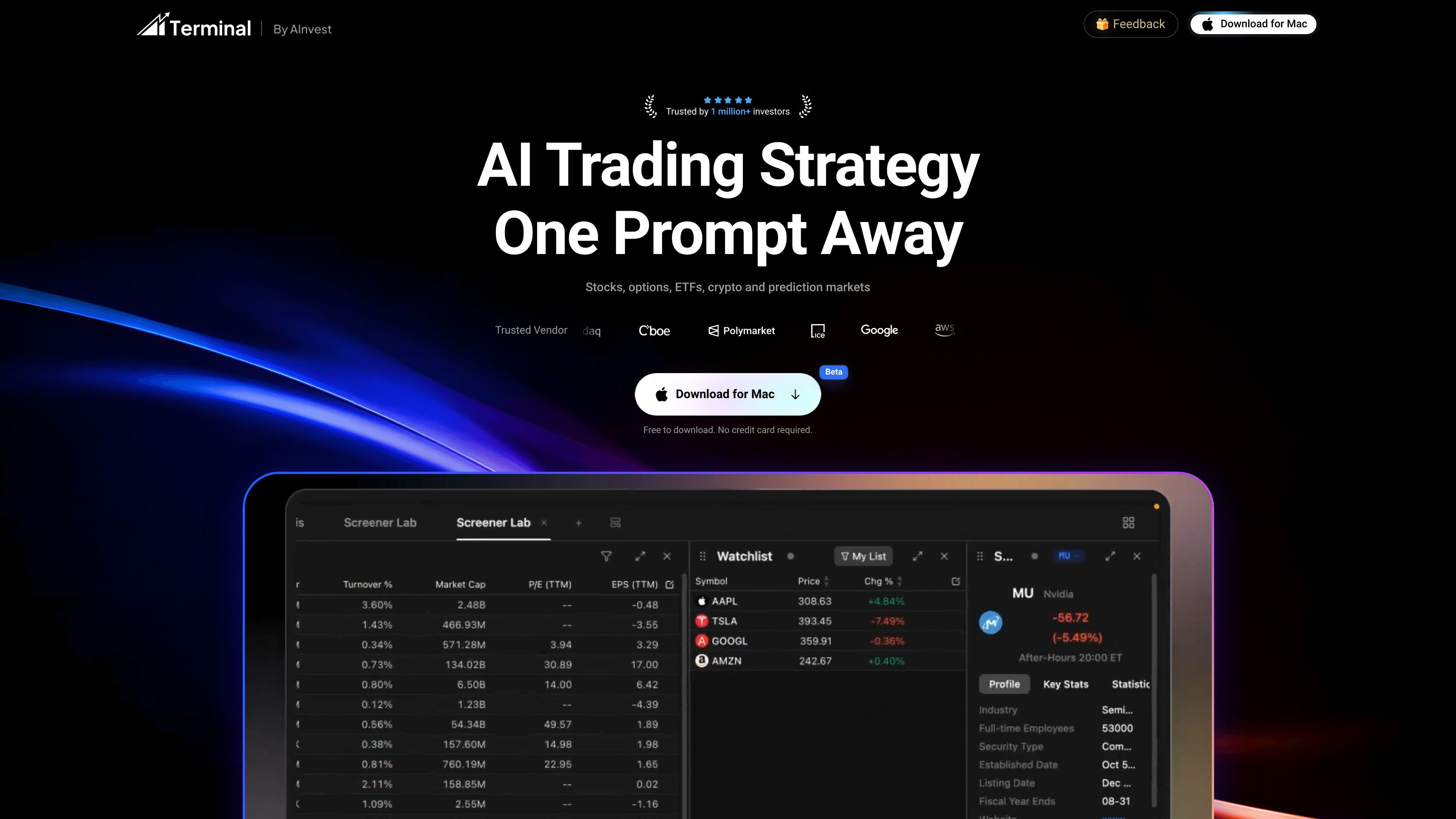 AInvest Terminal
