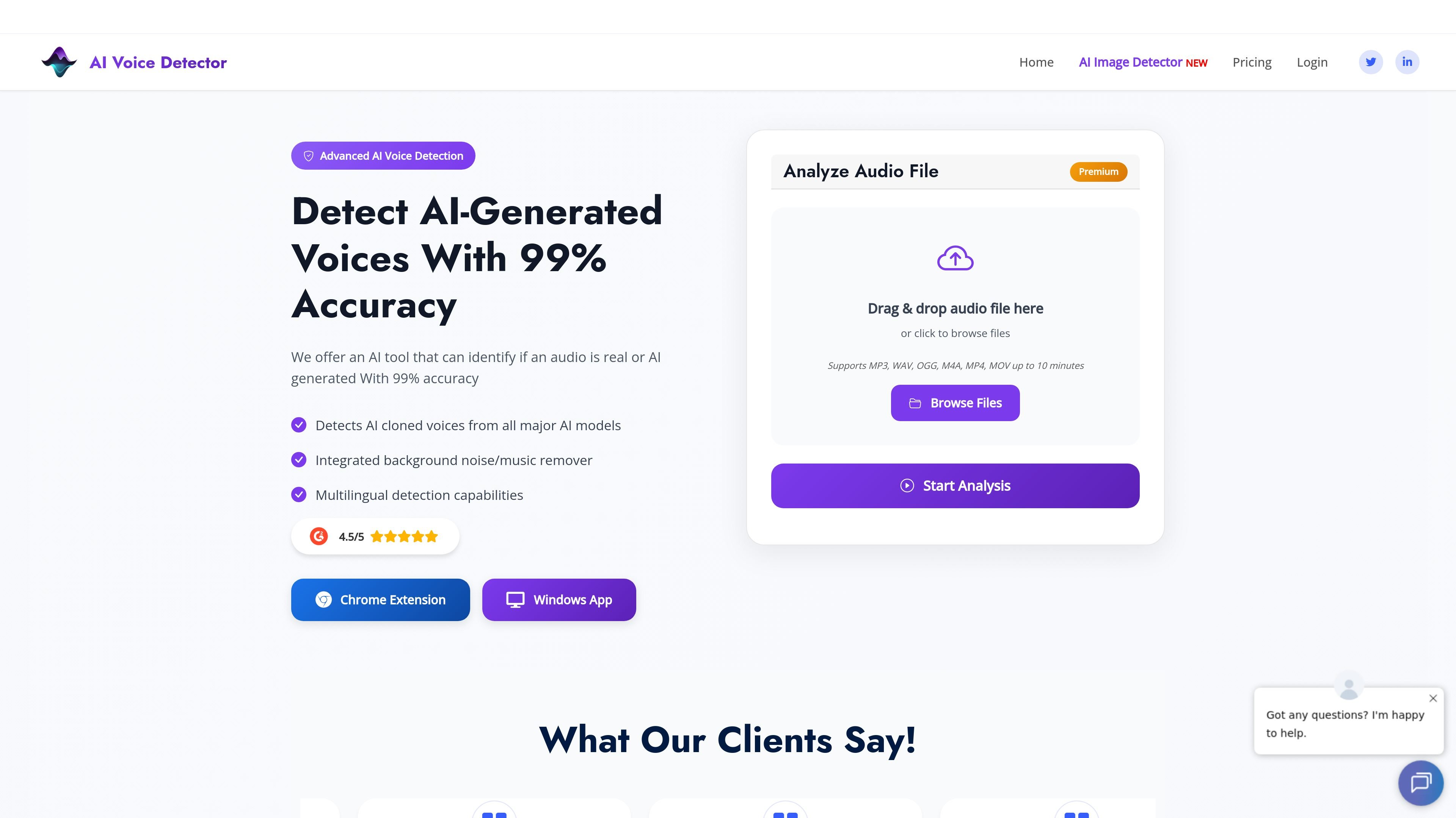 AI Voice Detector