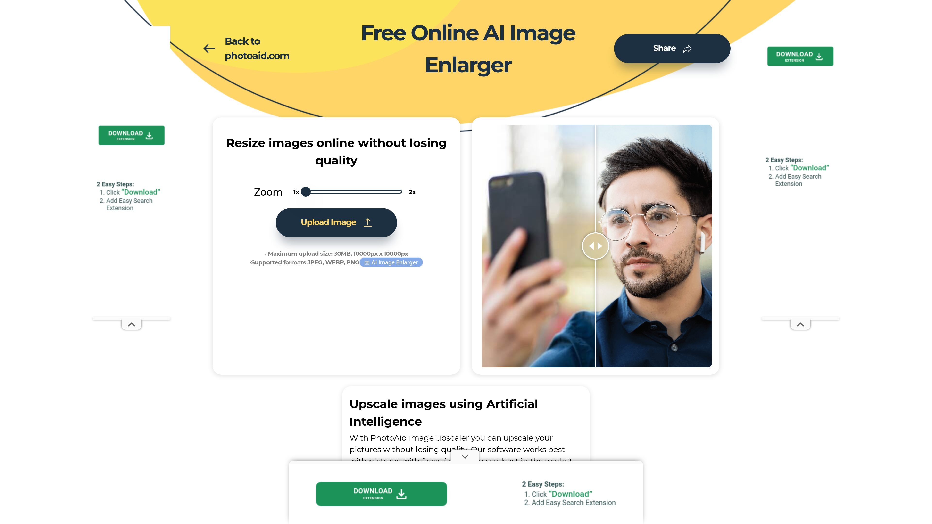 Free Online AI Image Enlarger