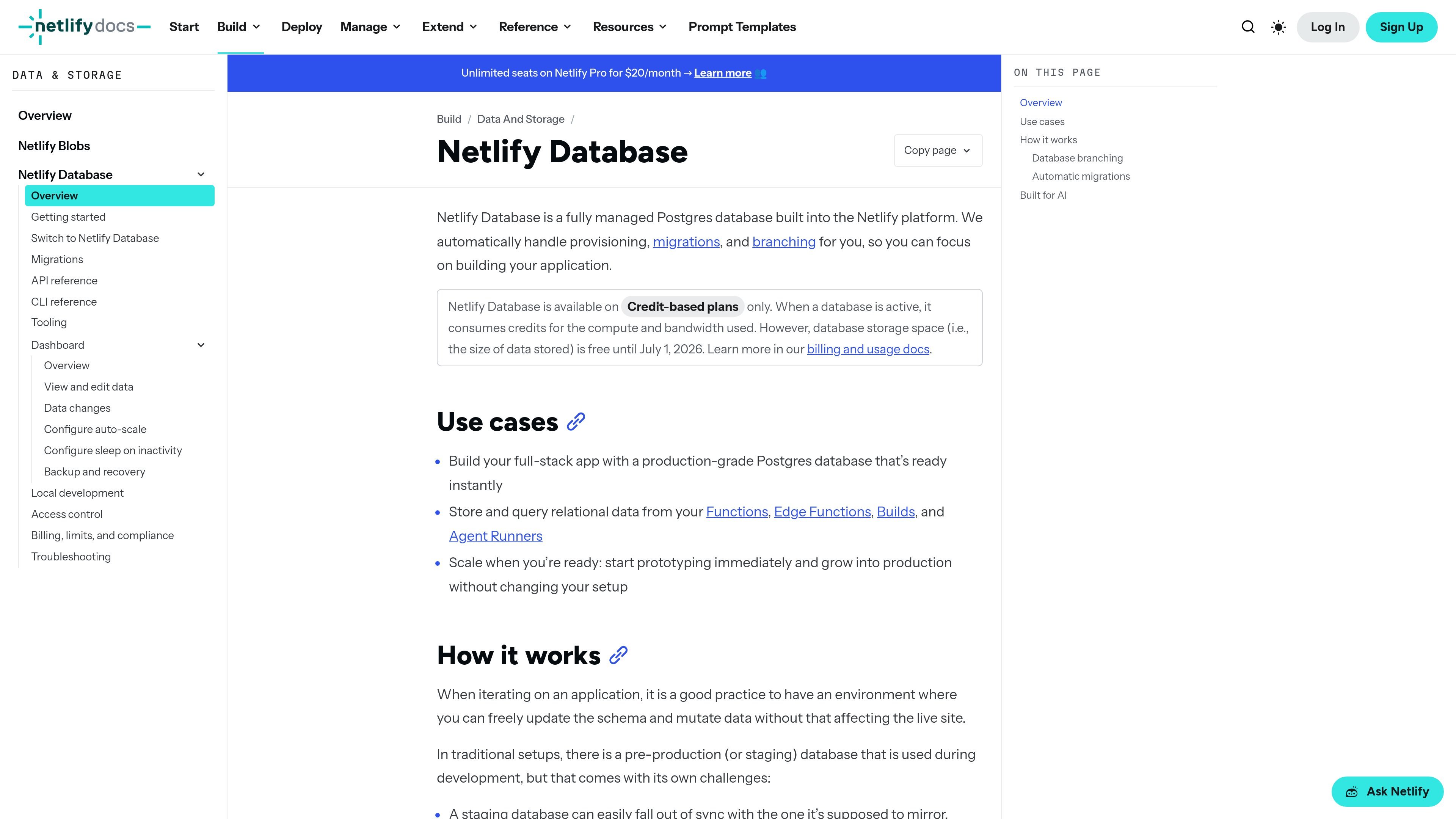 Netlify Database