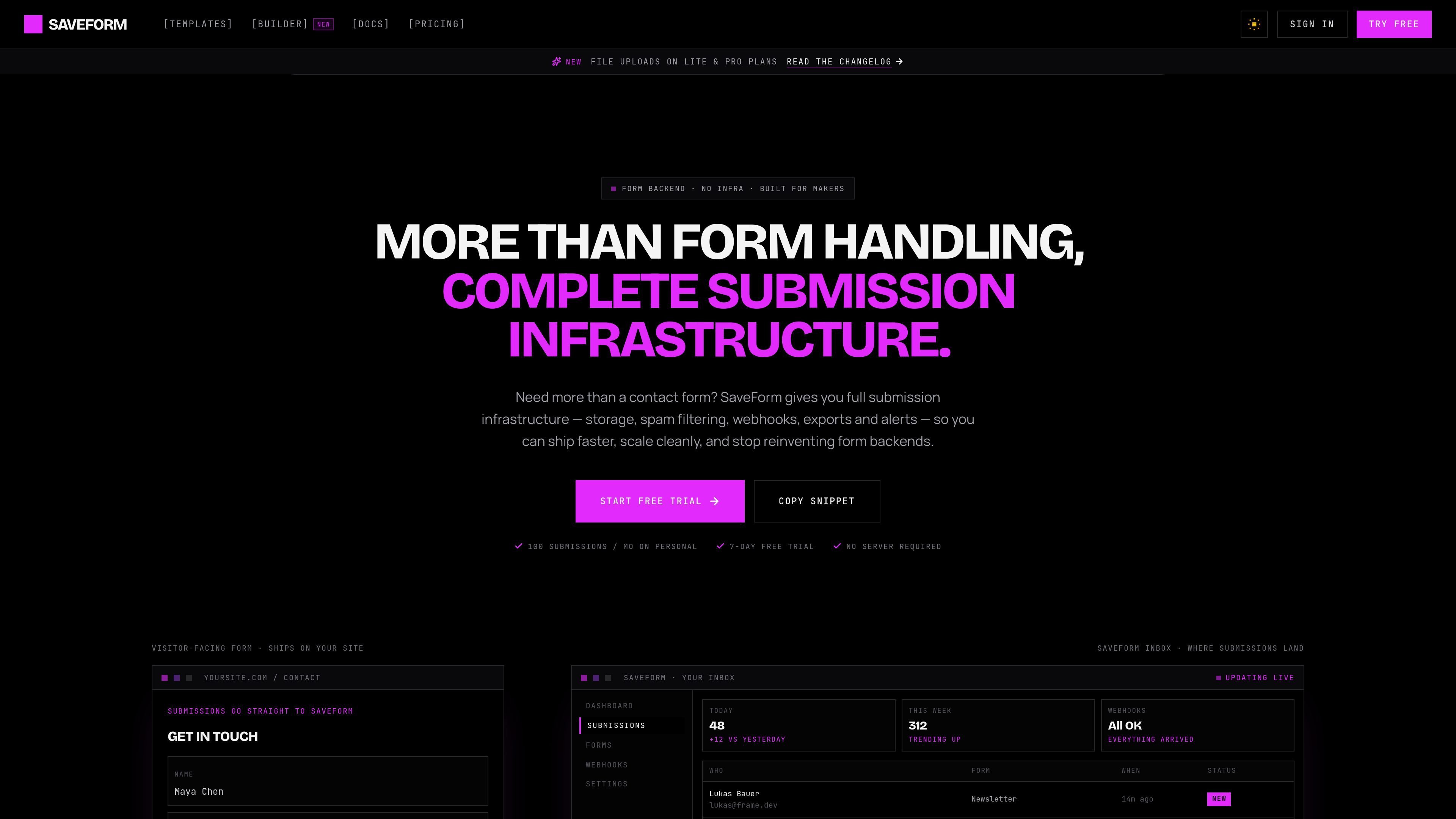 SaveForm.io