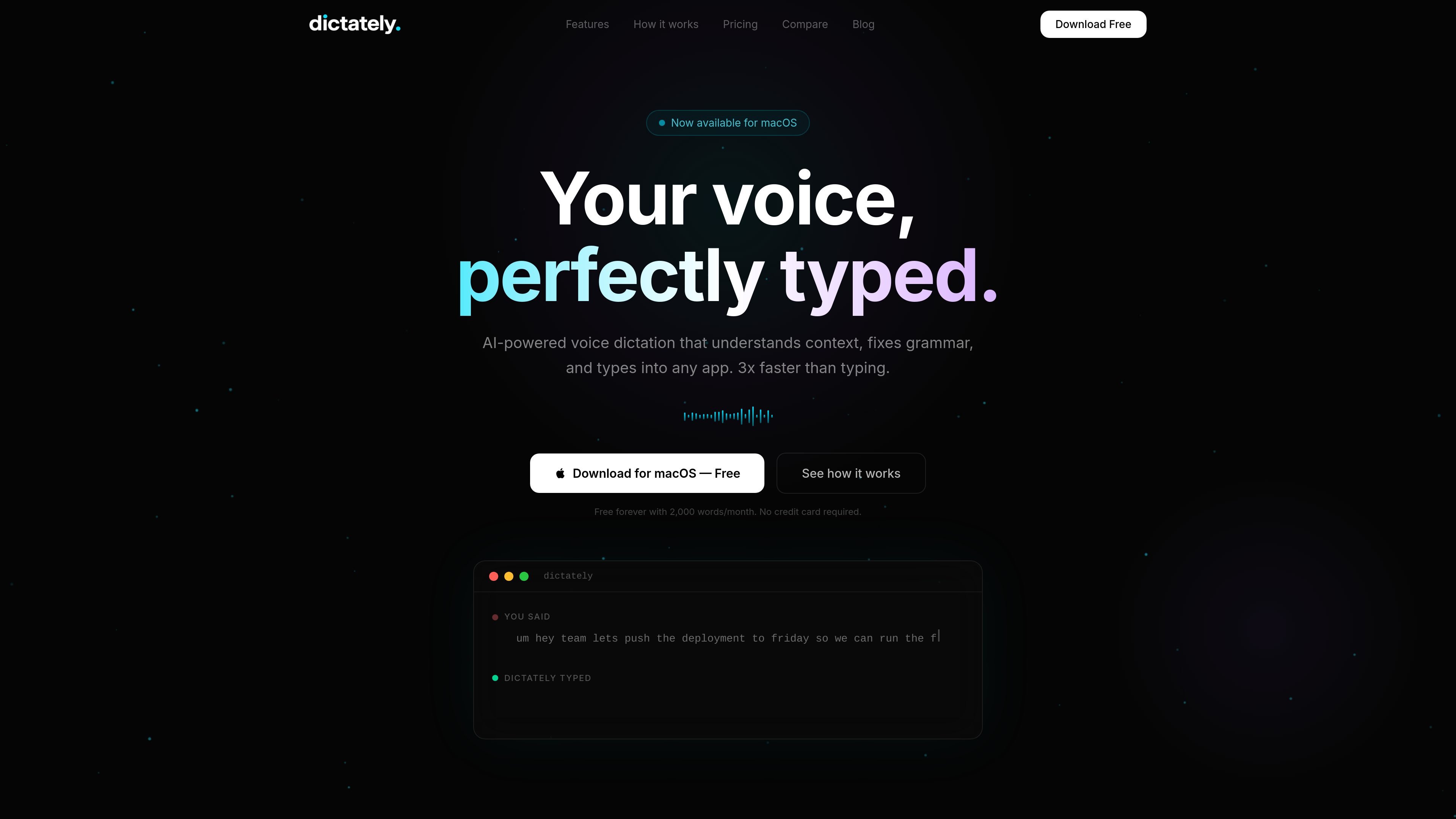 Dictately