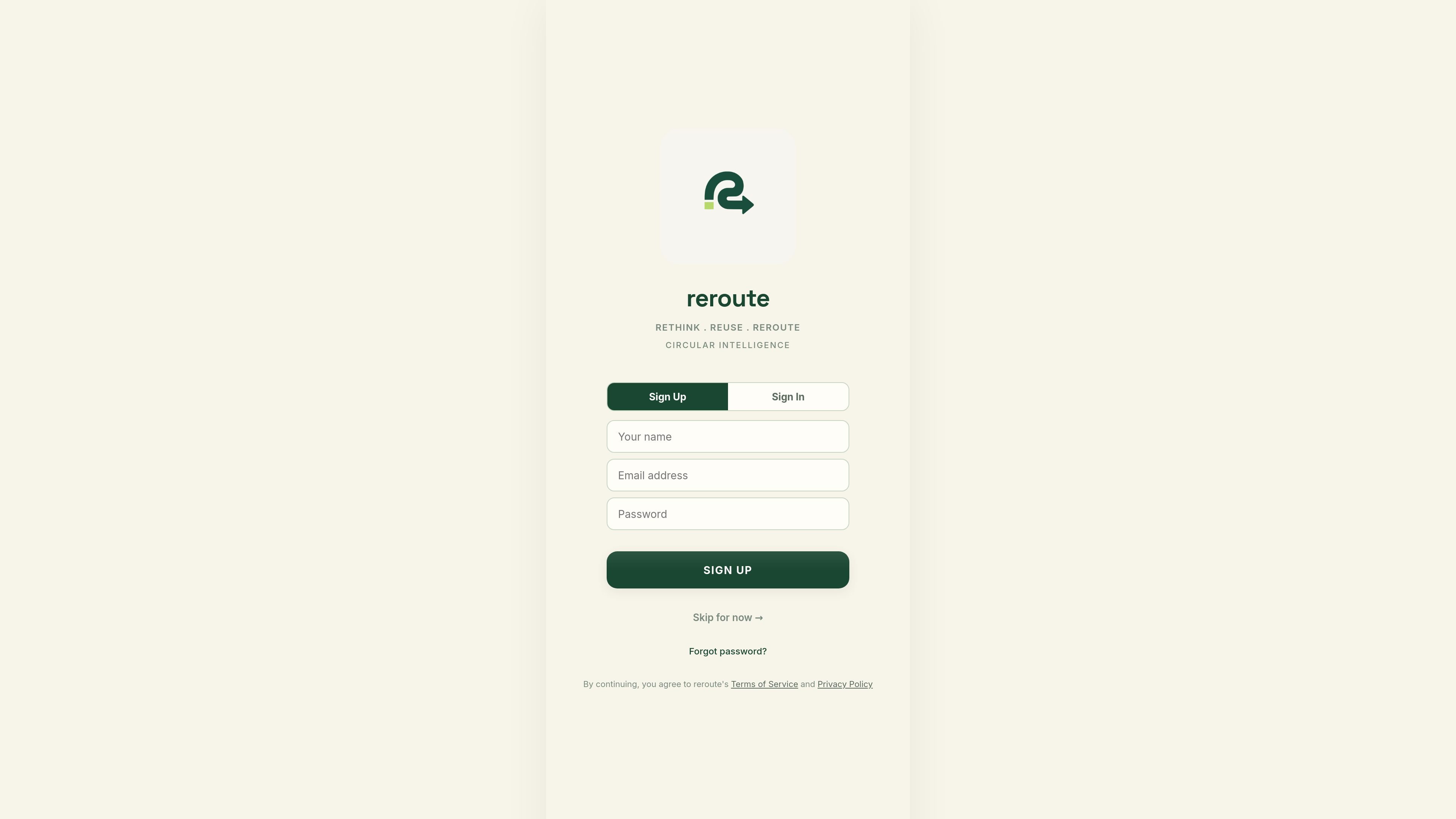 reroute