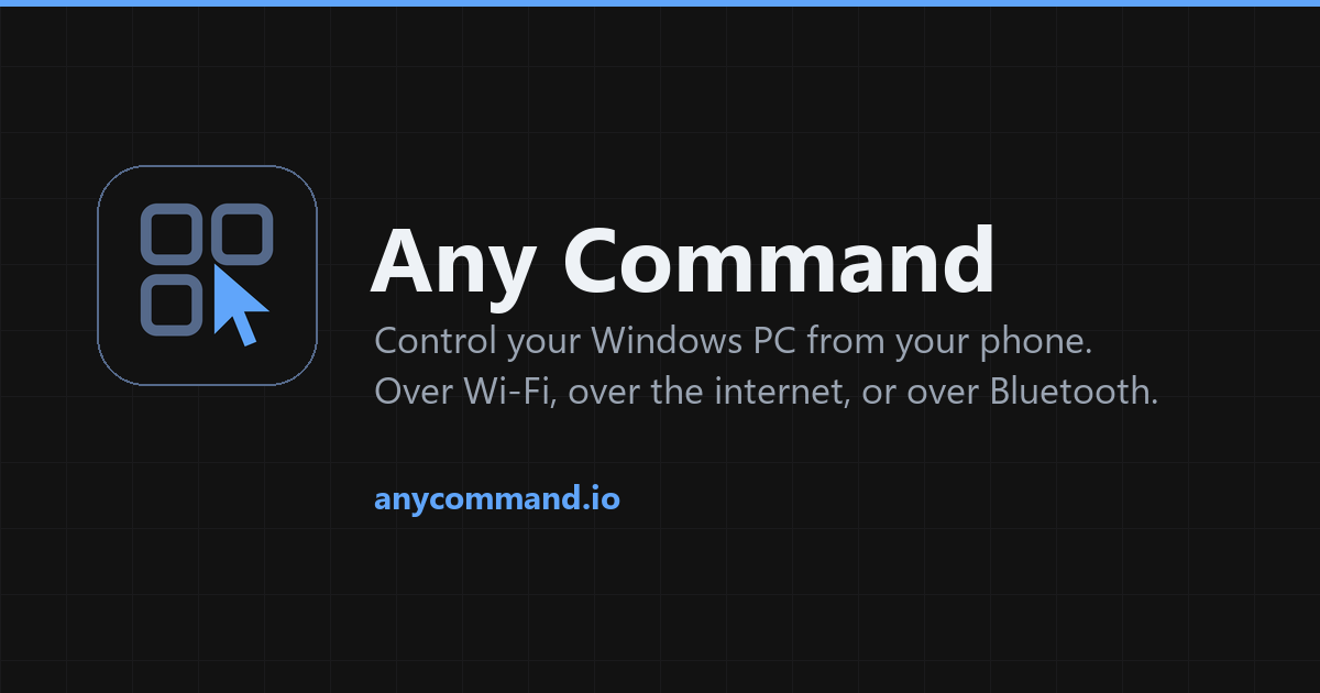 Any Command