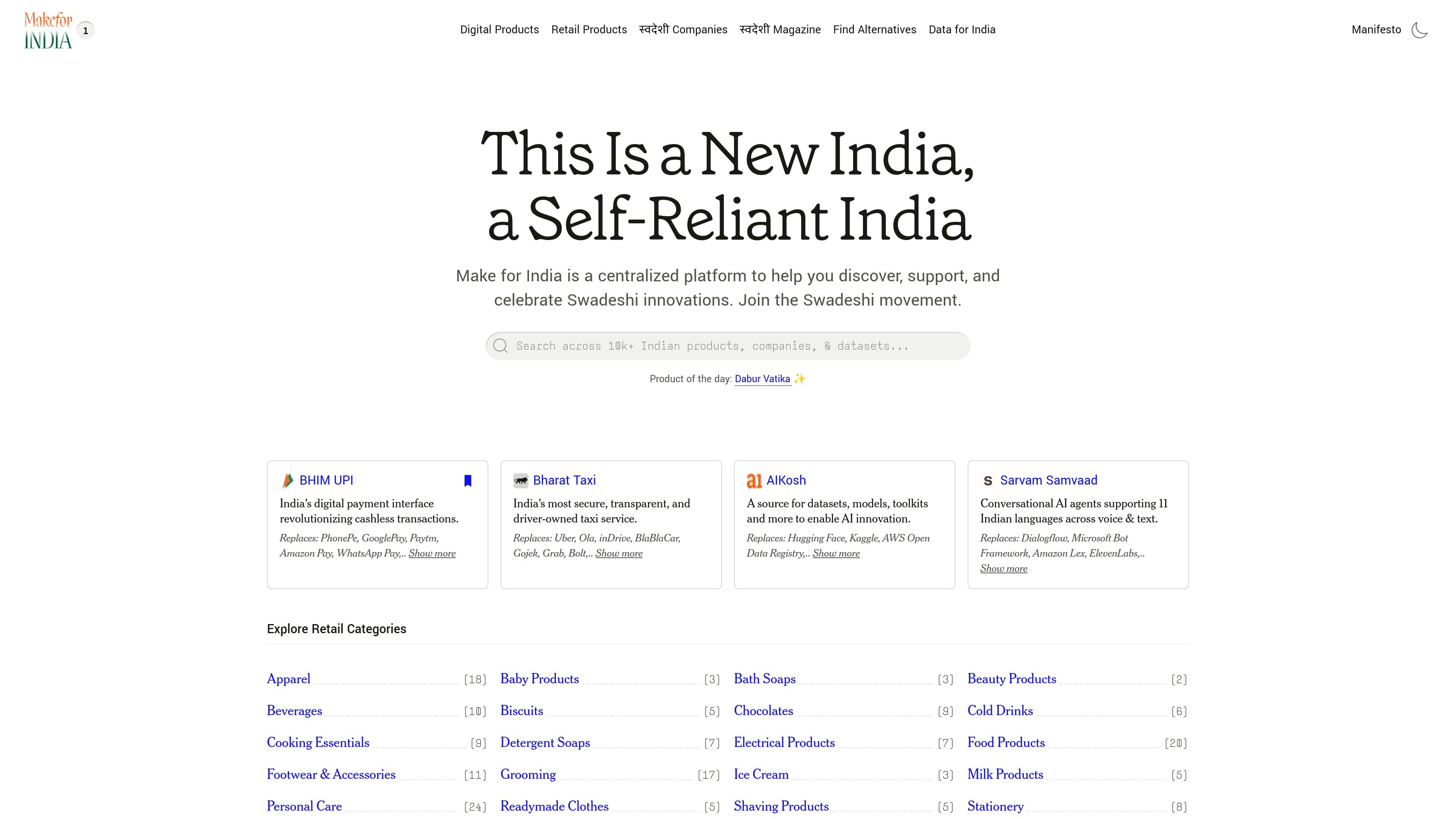 Make for India