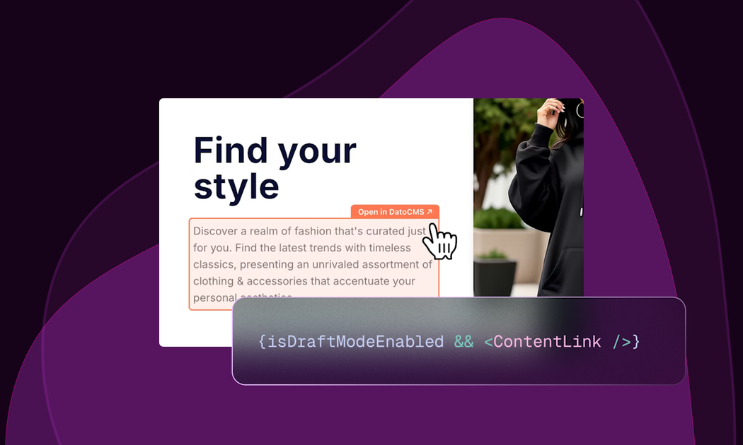 DatoCMS Visual Editing