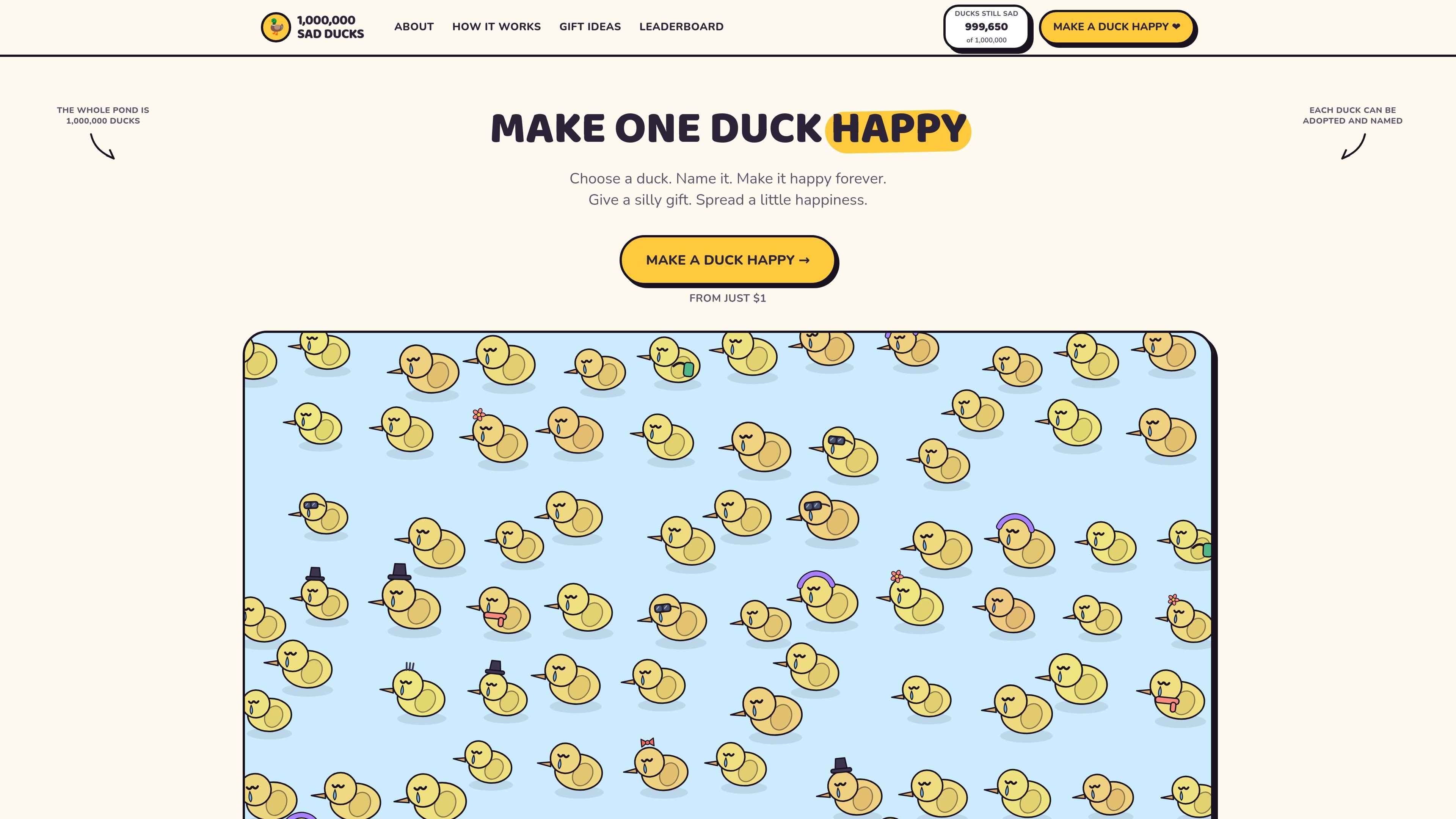 The Million Sad Ducks