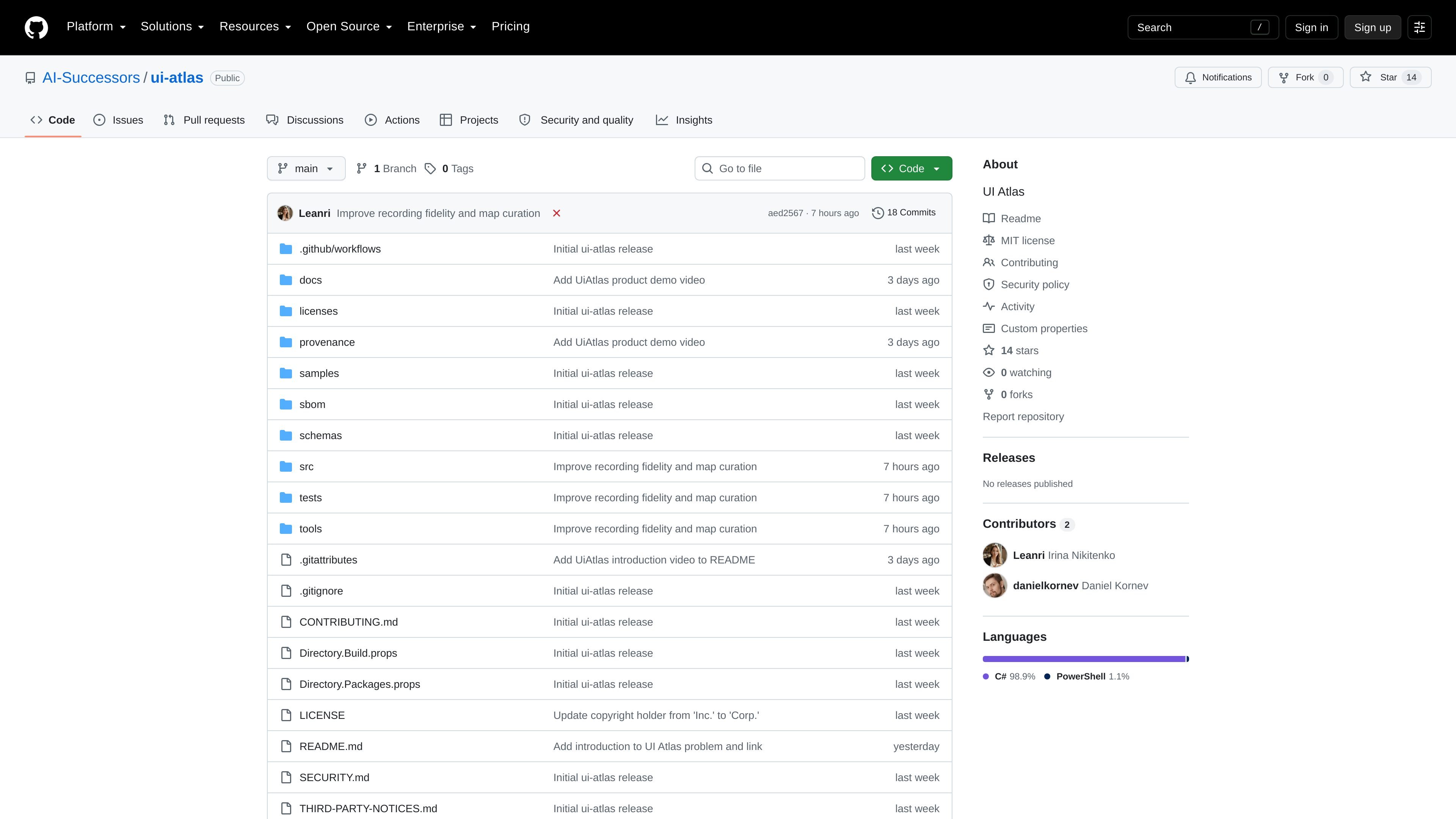 UI Atlas