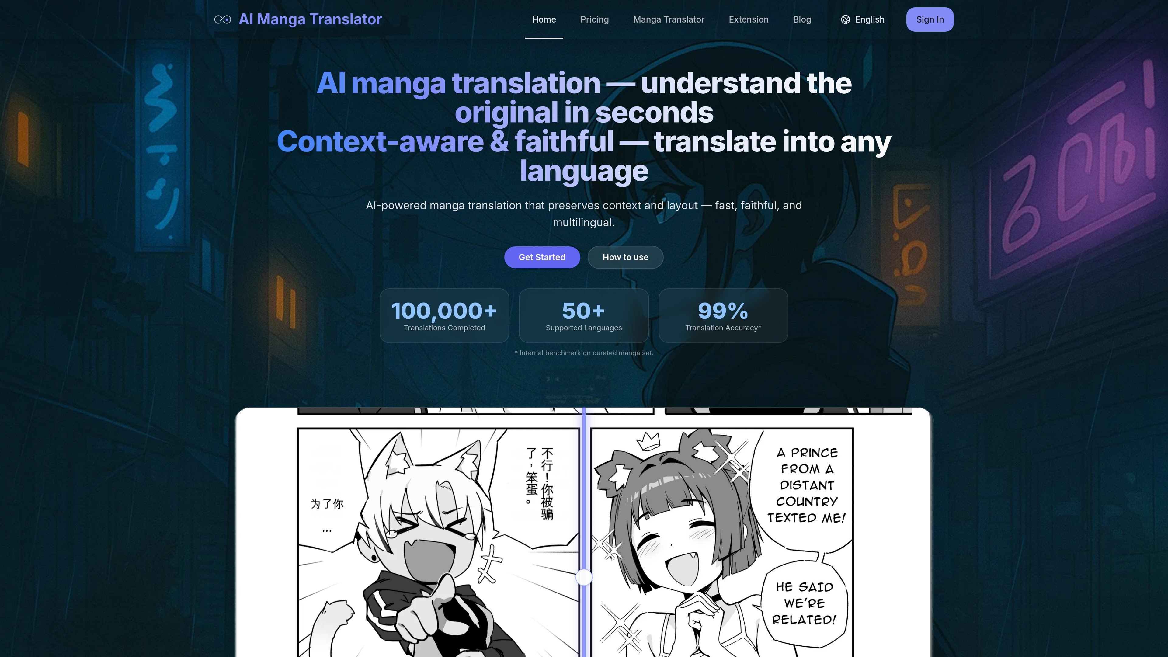 AI Manga Translator