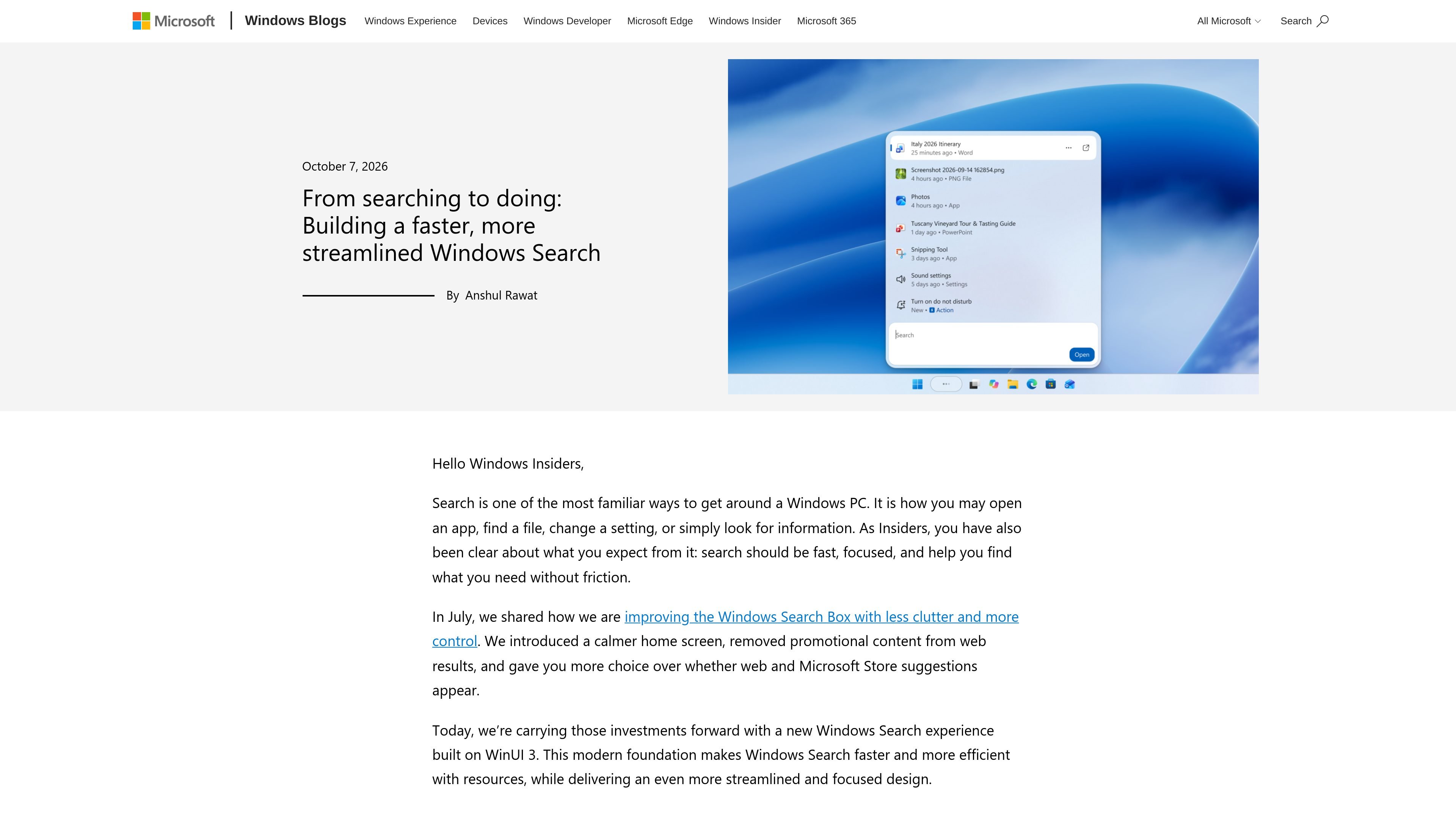 Windows Search