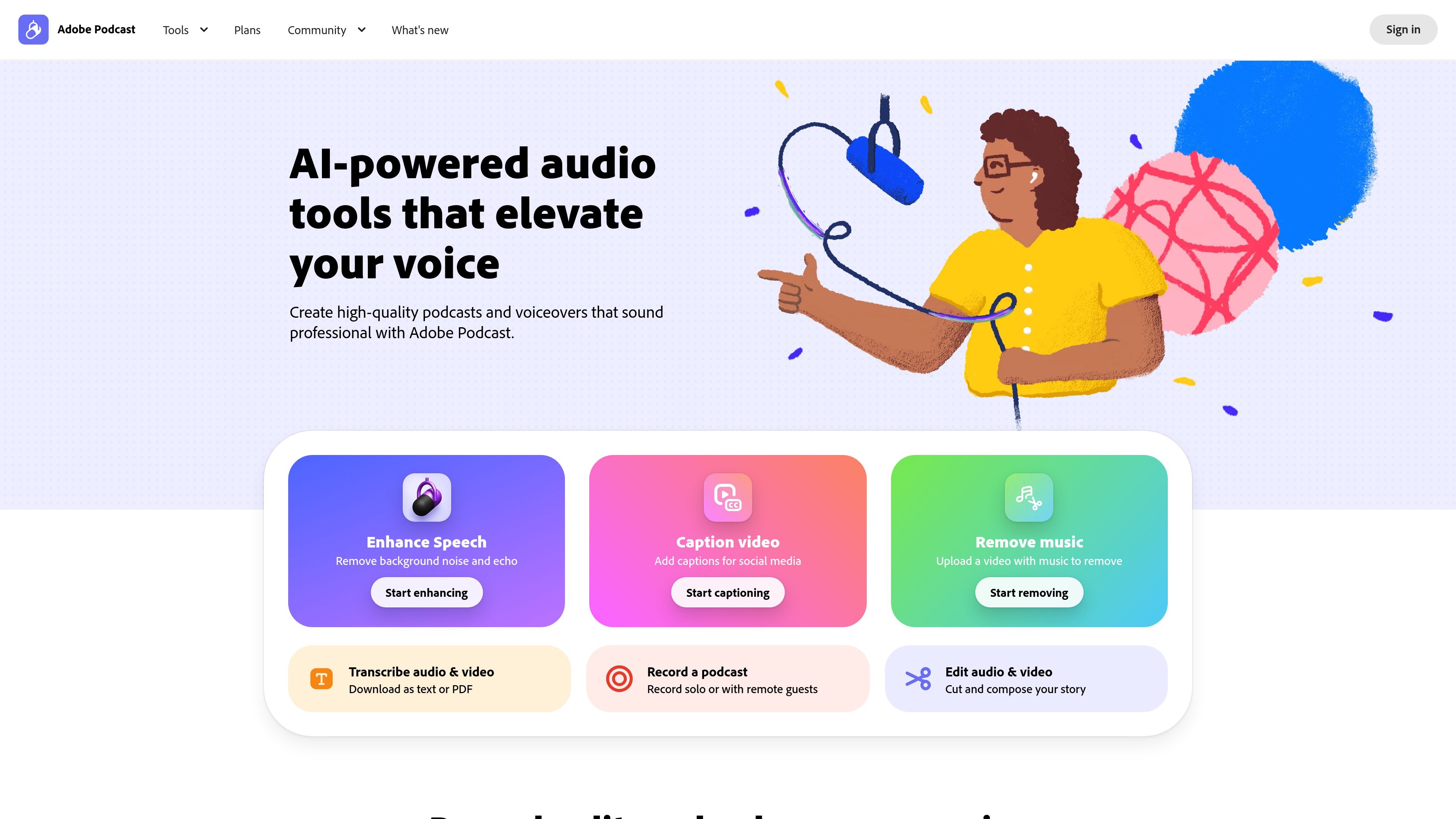 Adobe Podcast