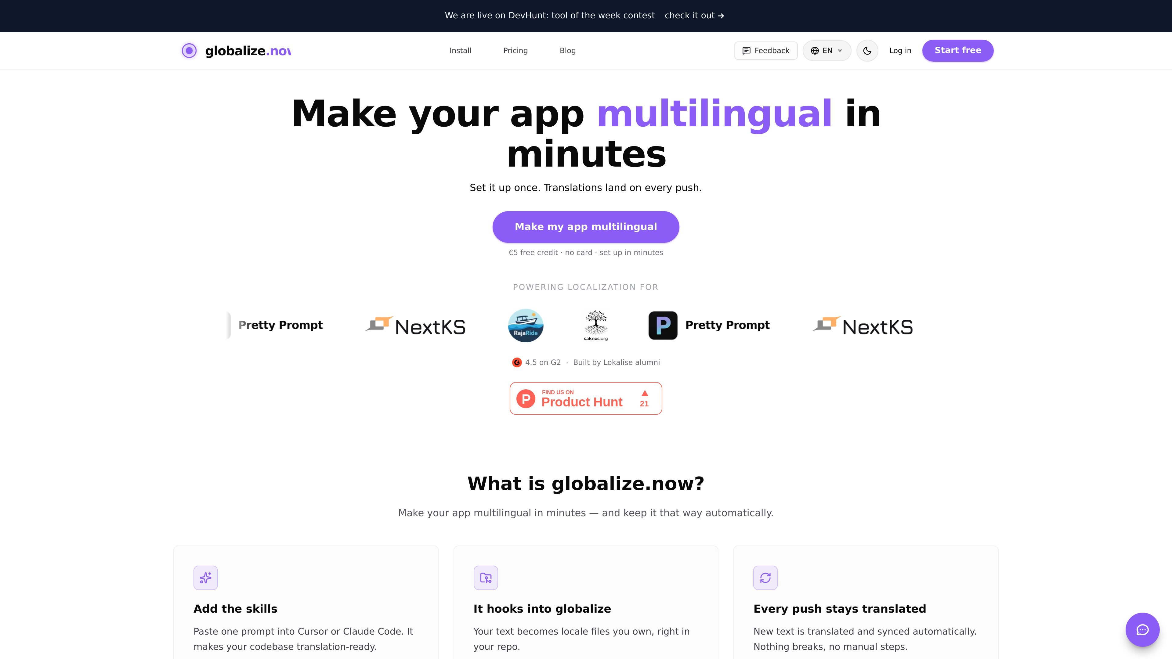 Globalize.now