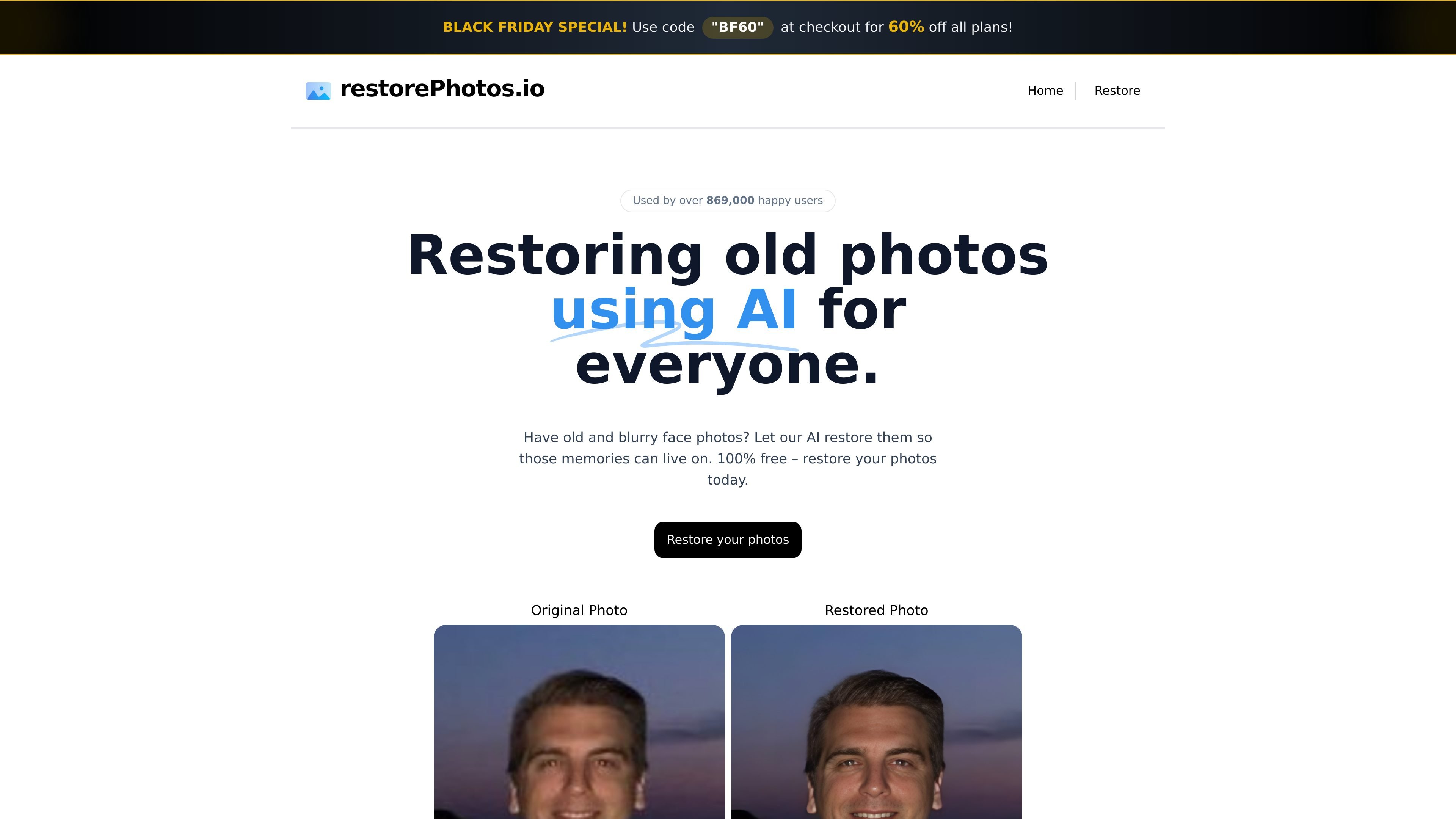 Face Photo Restorer