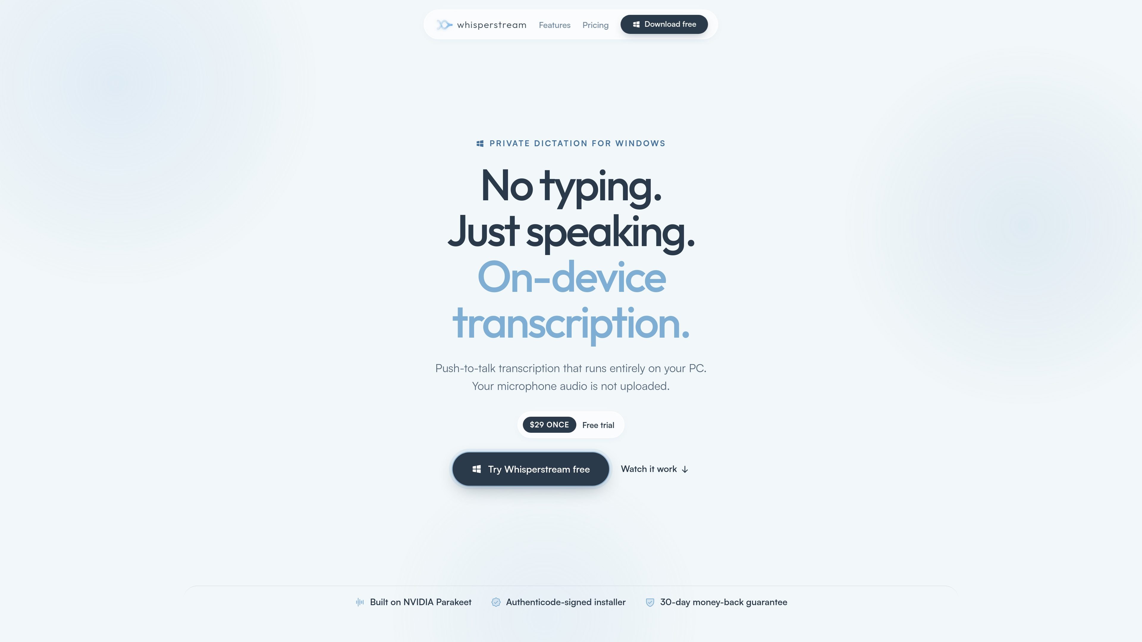 Whisperstream