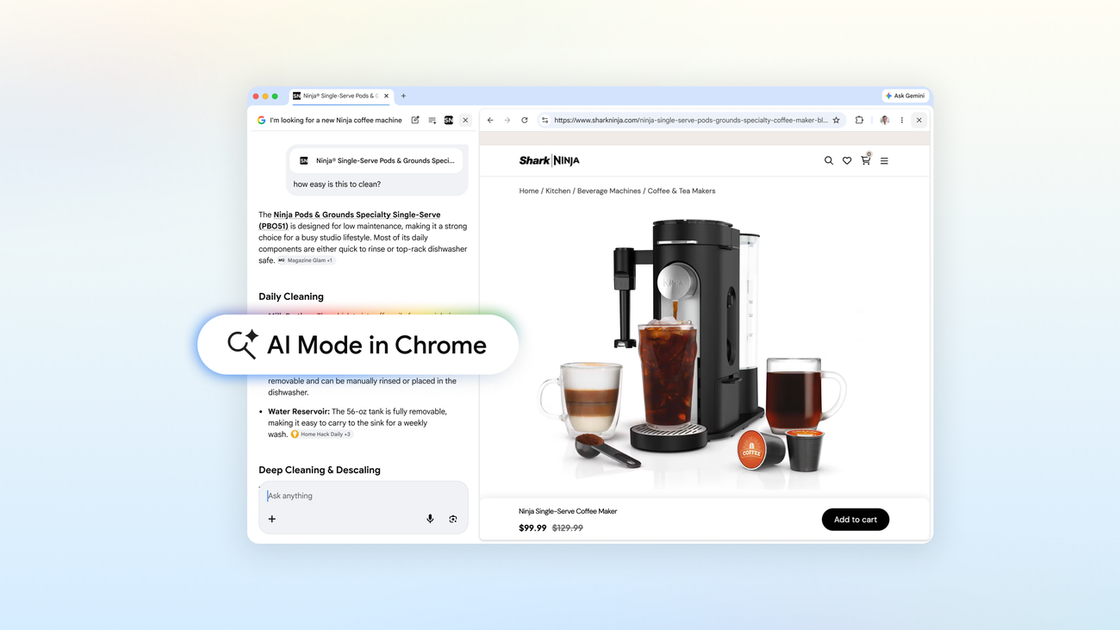 AI Mode in Chrome