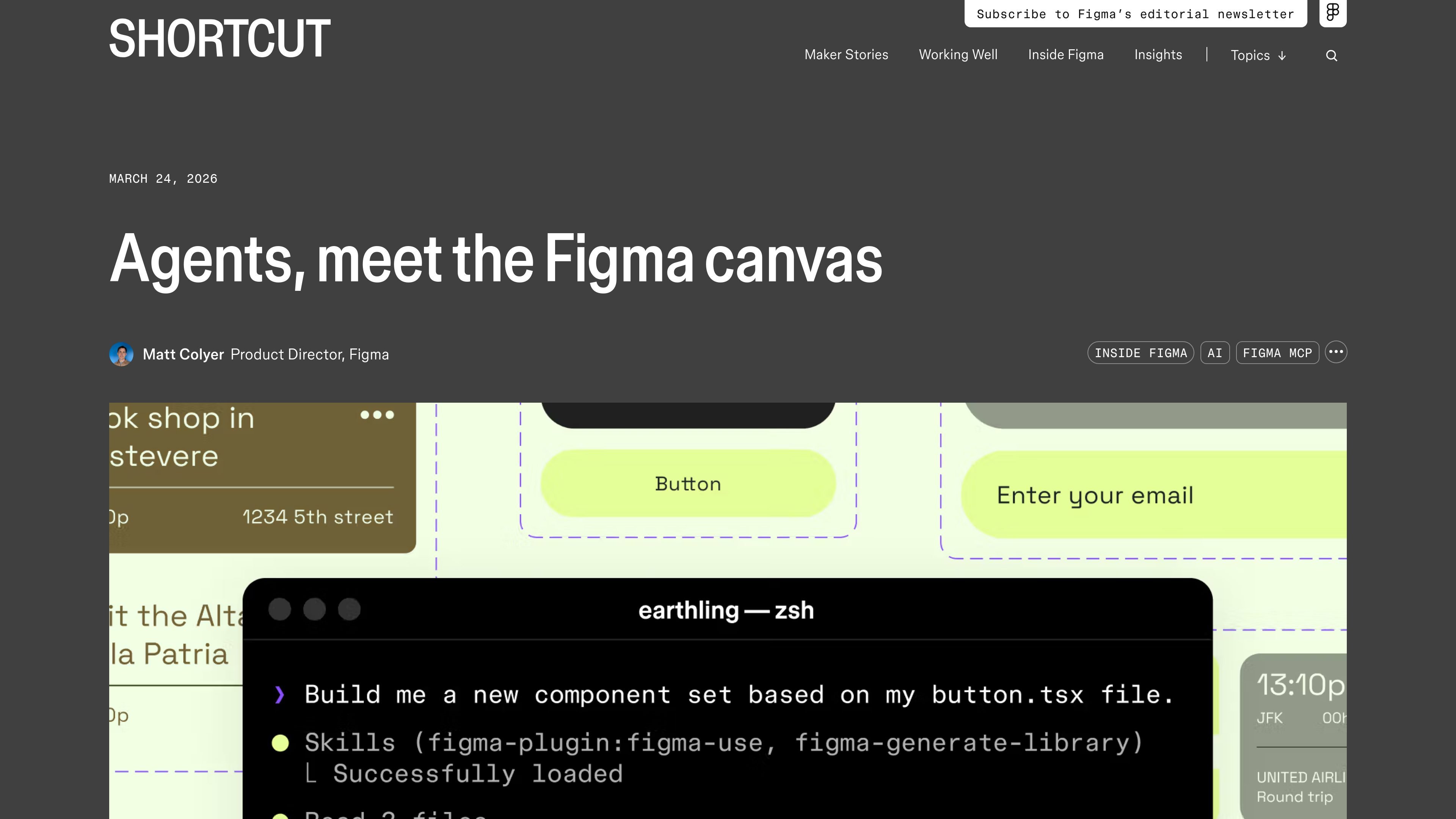 Figma Canvas (AI agent canvas)