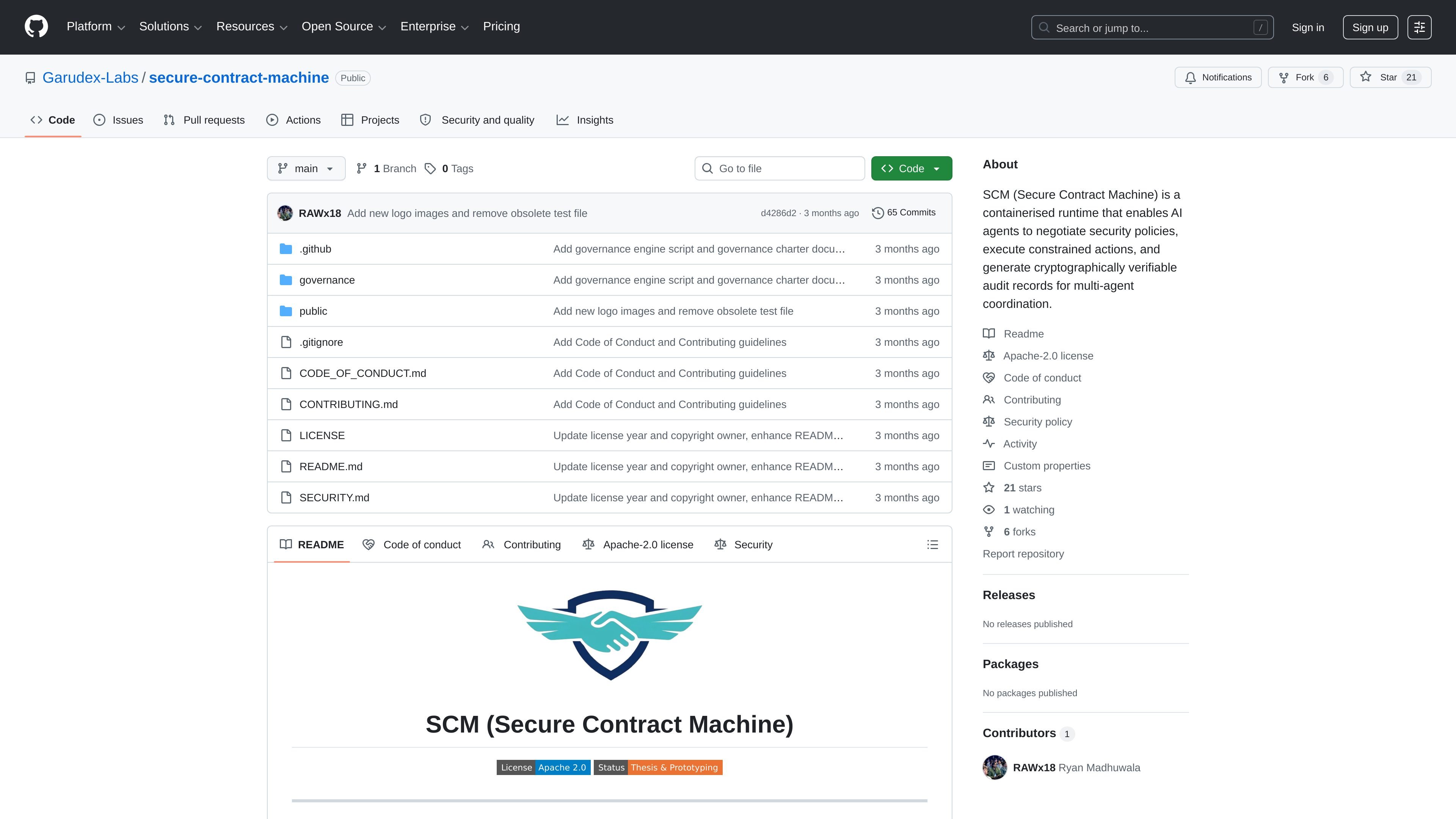 SCM (Secure Contract Machine)