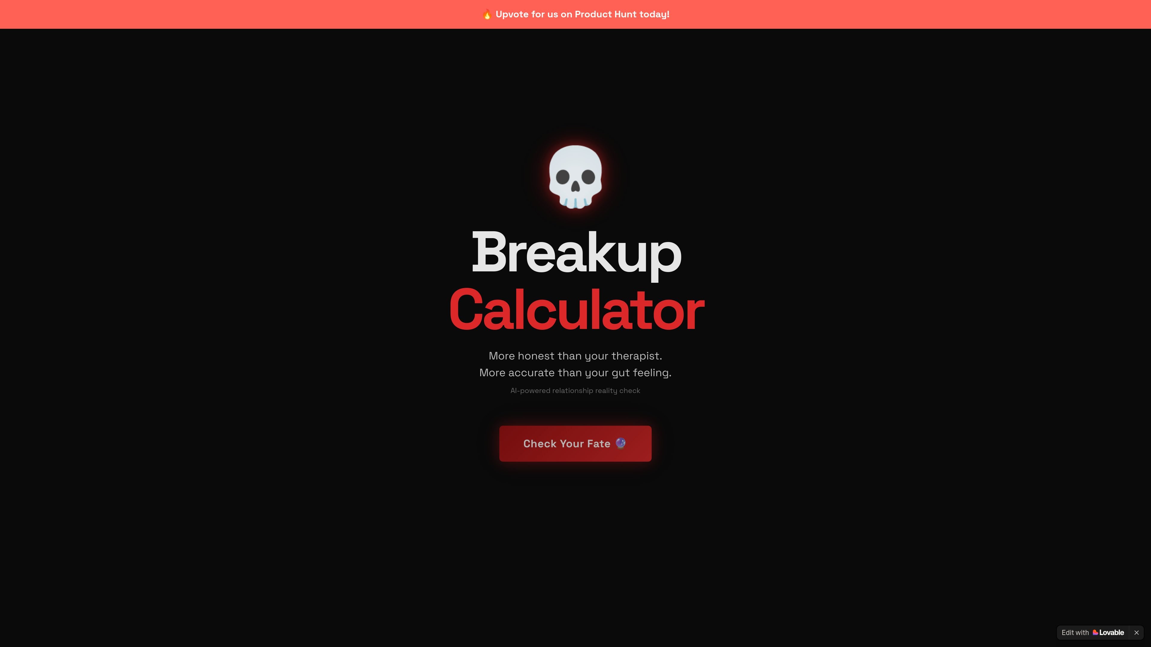 Breakup Calculator