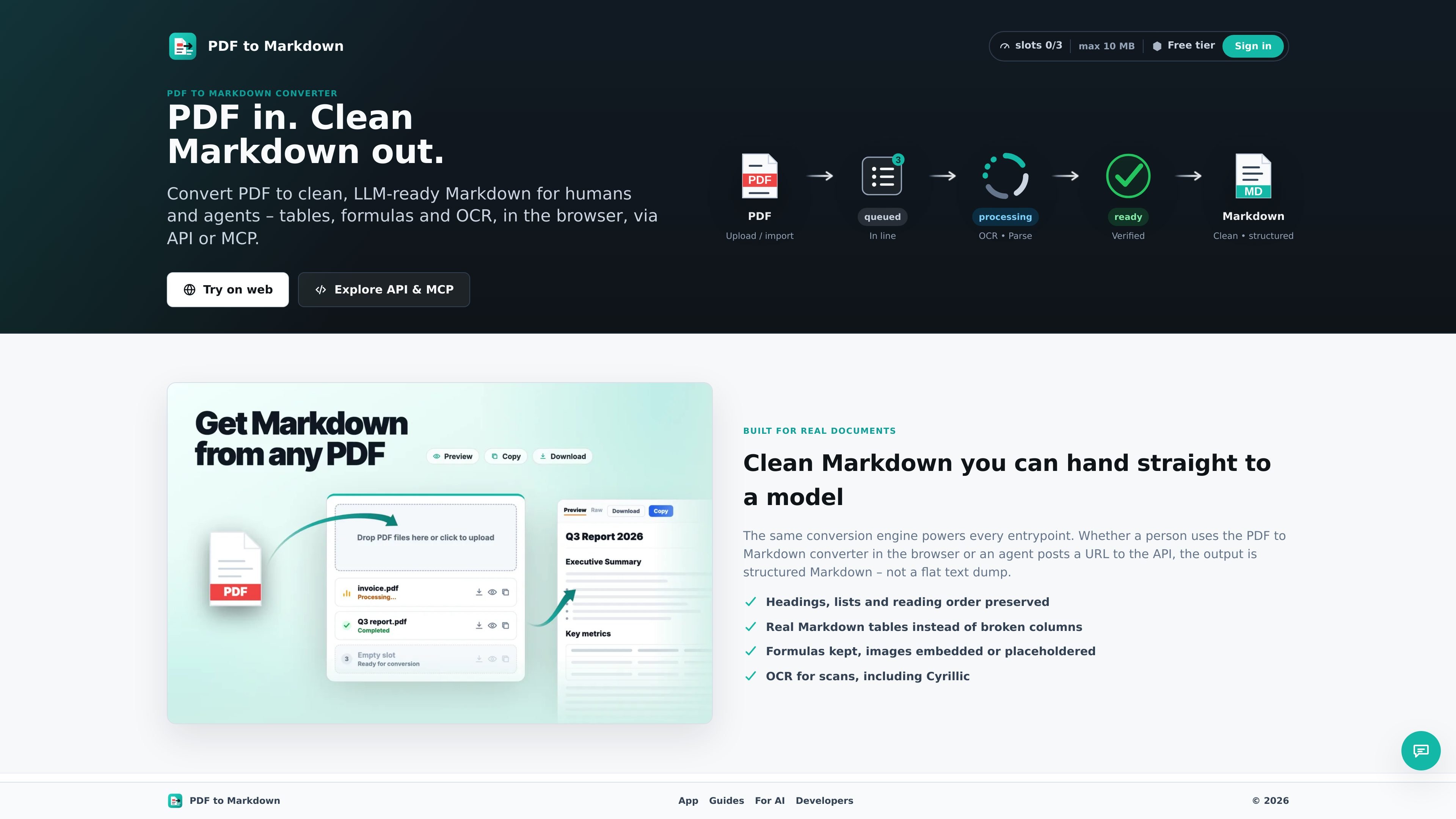 PDF to Markdown Converter